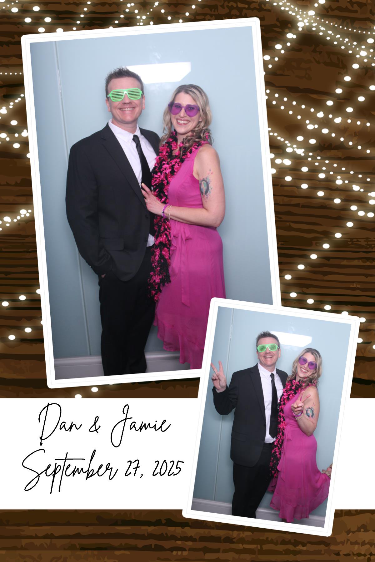 Dan & Jamie | View more photos from the event at gallery.photoboothcincy.com/u/PhotoBoothCincy/Dan-Jamie