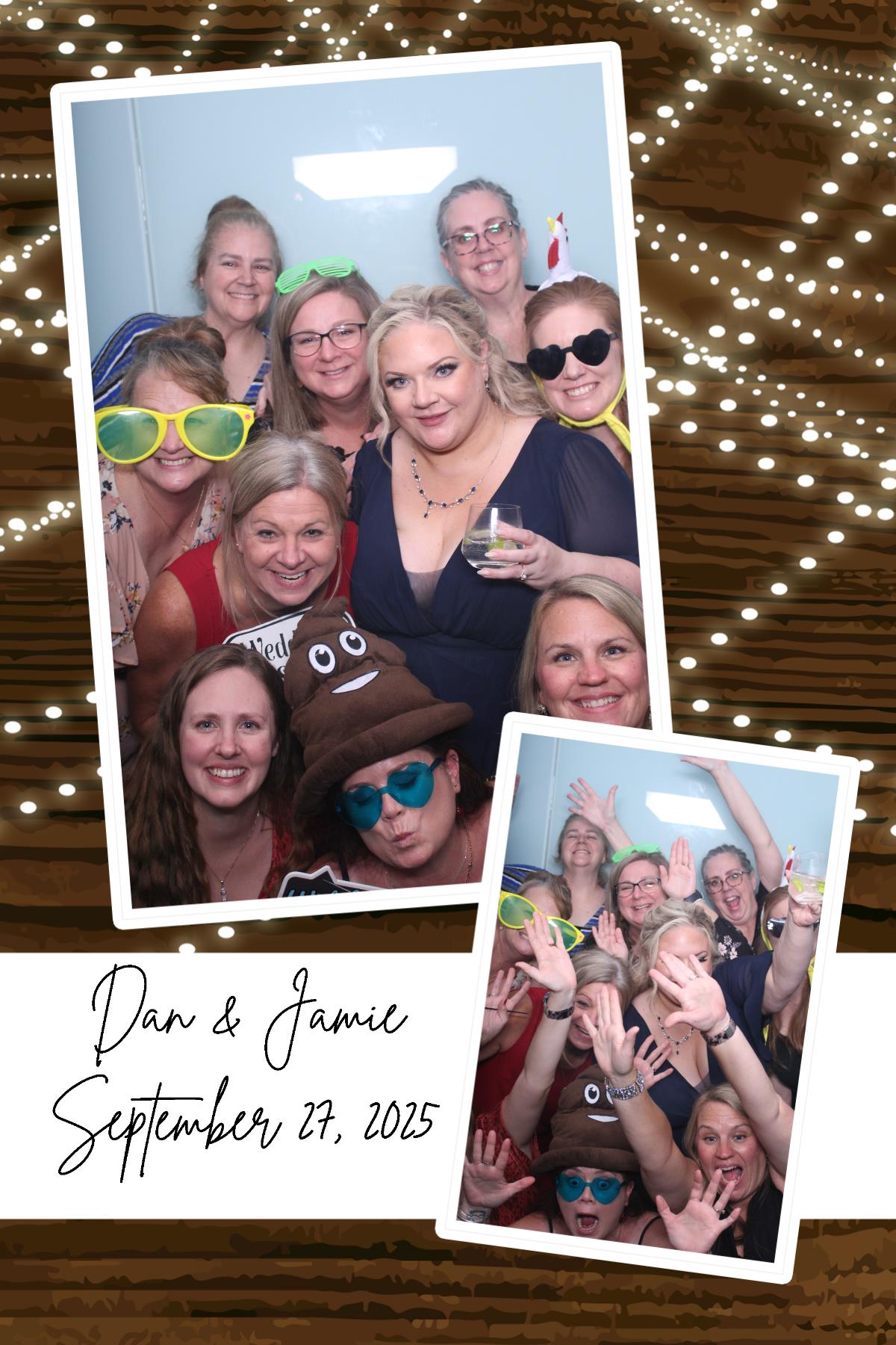 Dan & Jamie | View more photos from the event at gallery.photoboothcincy.com/u/PhotoBoothCincy/Dan-Jamie