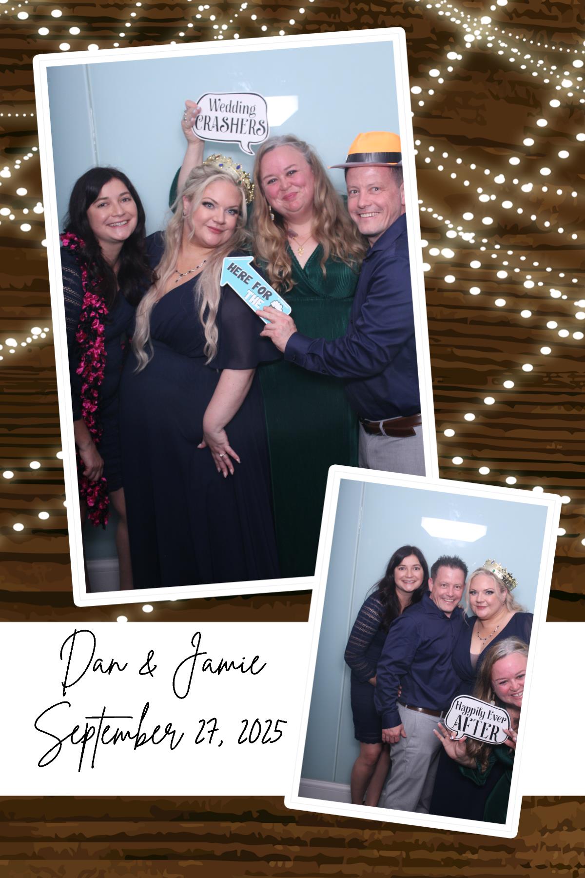 Dan & Jamie | View more photos from the event at gallery.photoboothcincy.com/u/PhotoBoothCincy/Dan-Jamie
