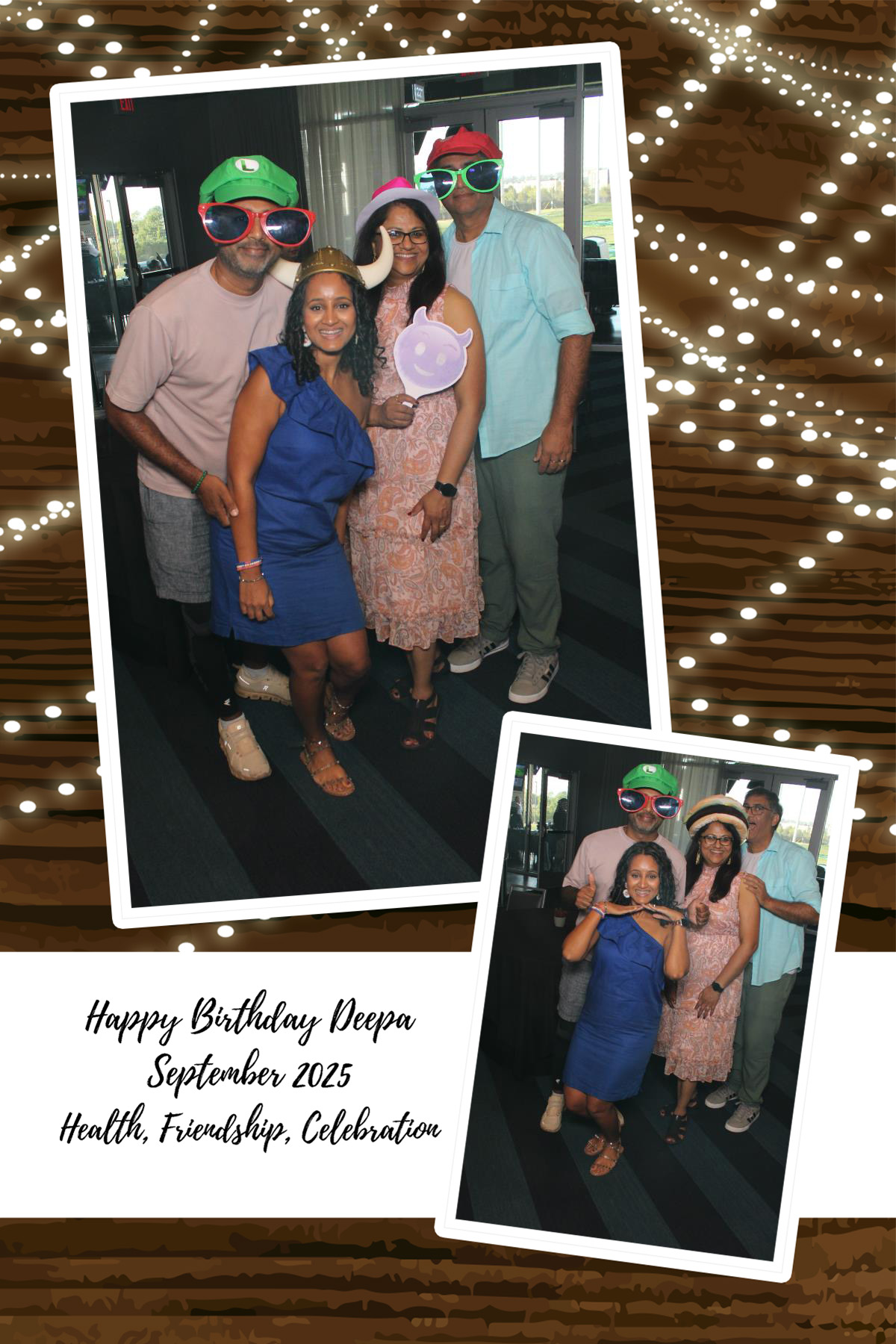 Deepa's Surprise Birthday  | View more photos from the event at gallery.photoboothcincy.com/u/PhotoBoothCincy/Deepas-Surprise-Birthday