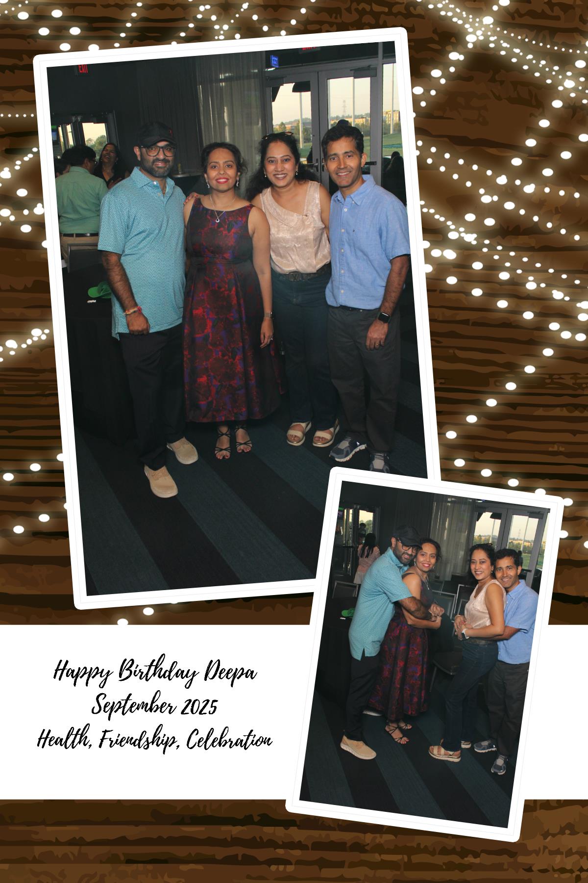 Deepa's Surprise Birthday  | View more photos from the event at gallery.photoboothcincy.com/u/PhotoBoothCincy/Deepas-Surprise-Birthday