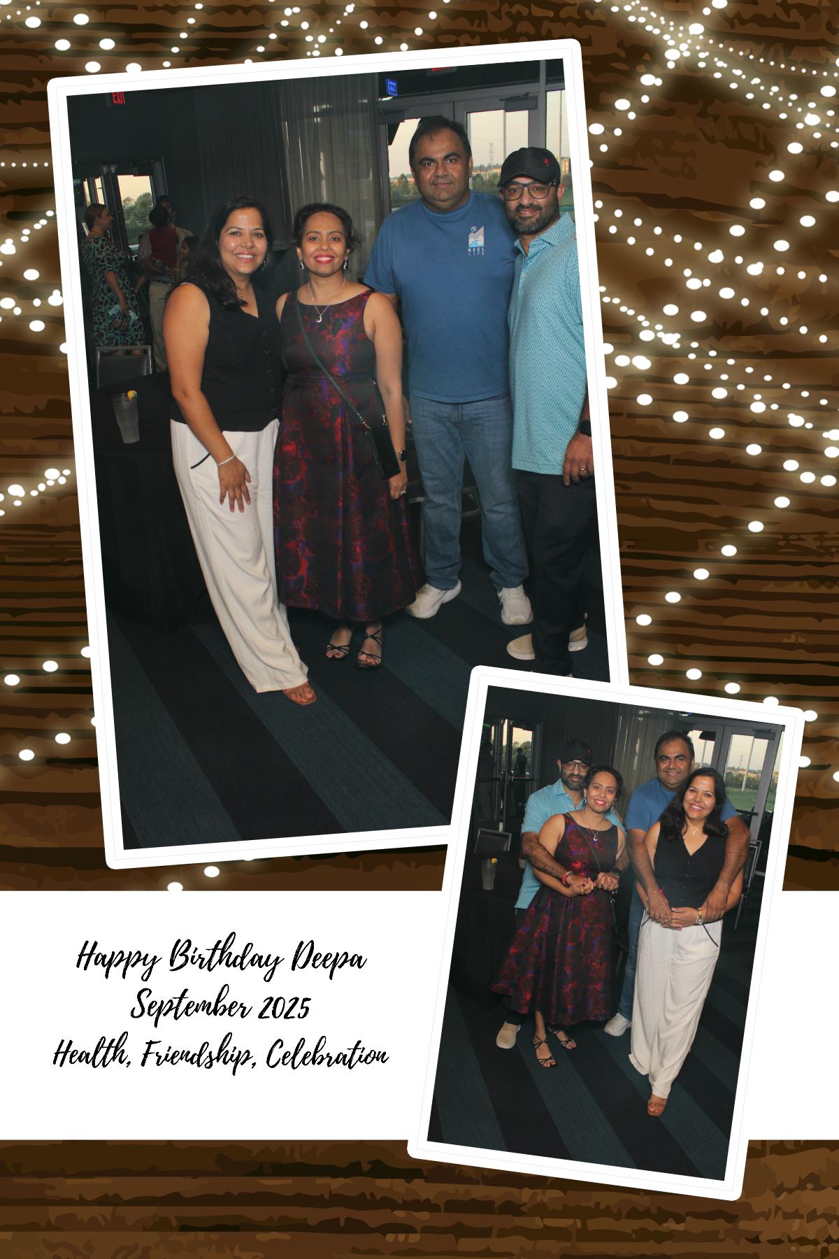 Deepa's Surprise Birthday  | View more photos from the event at gallery.photoboothcincy.com/u/PhotoBoothCincy/Deepas-Surprise-Birthday