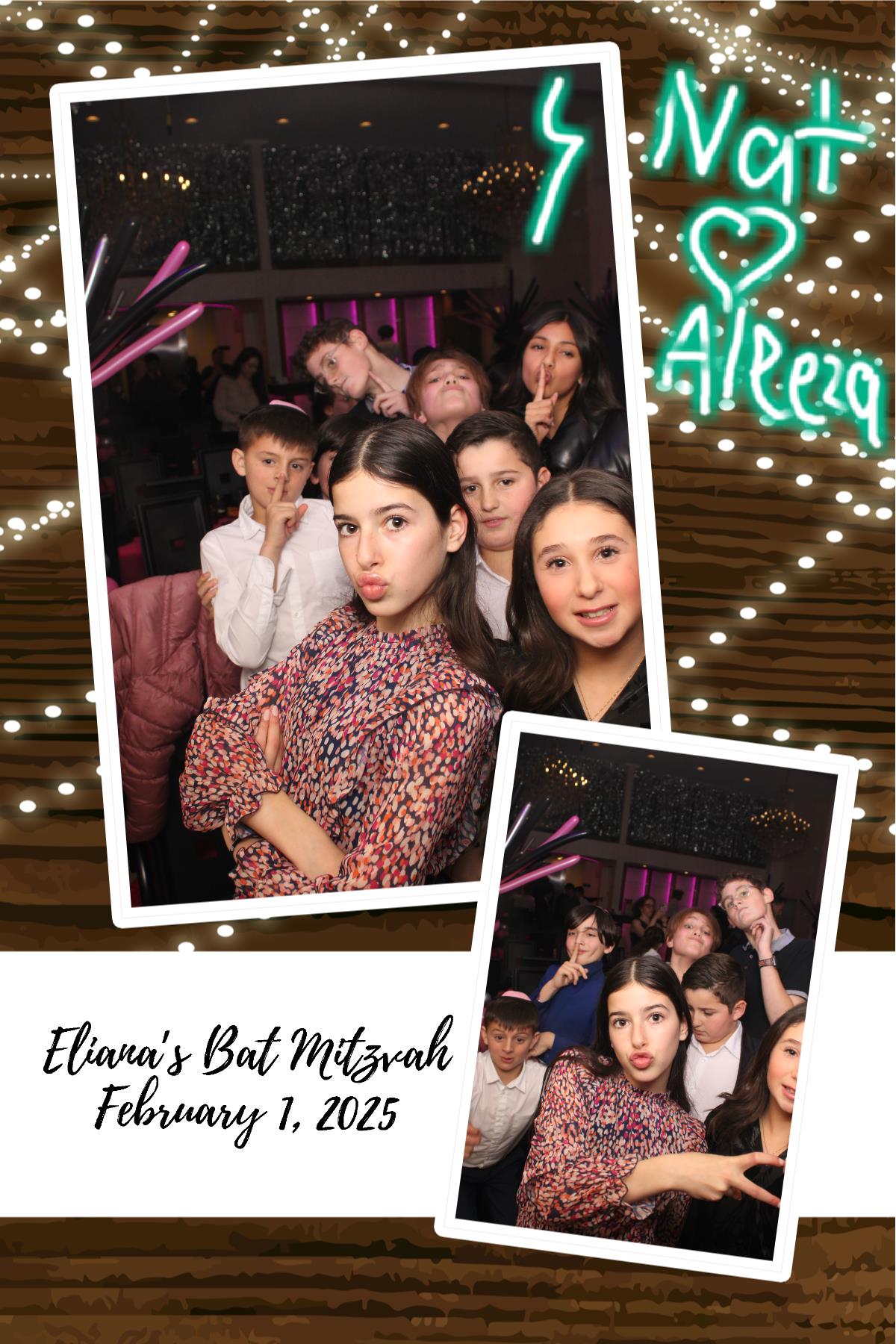 Eliana's Bat Mitzvah | View more photos from the event at gallery.photoboothcincy.com/u/PhotoBoothCincy/Elianas-Bat-Mitzvah