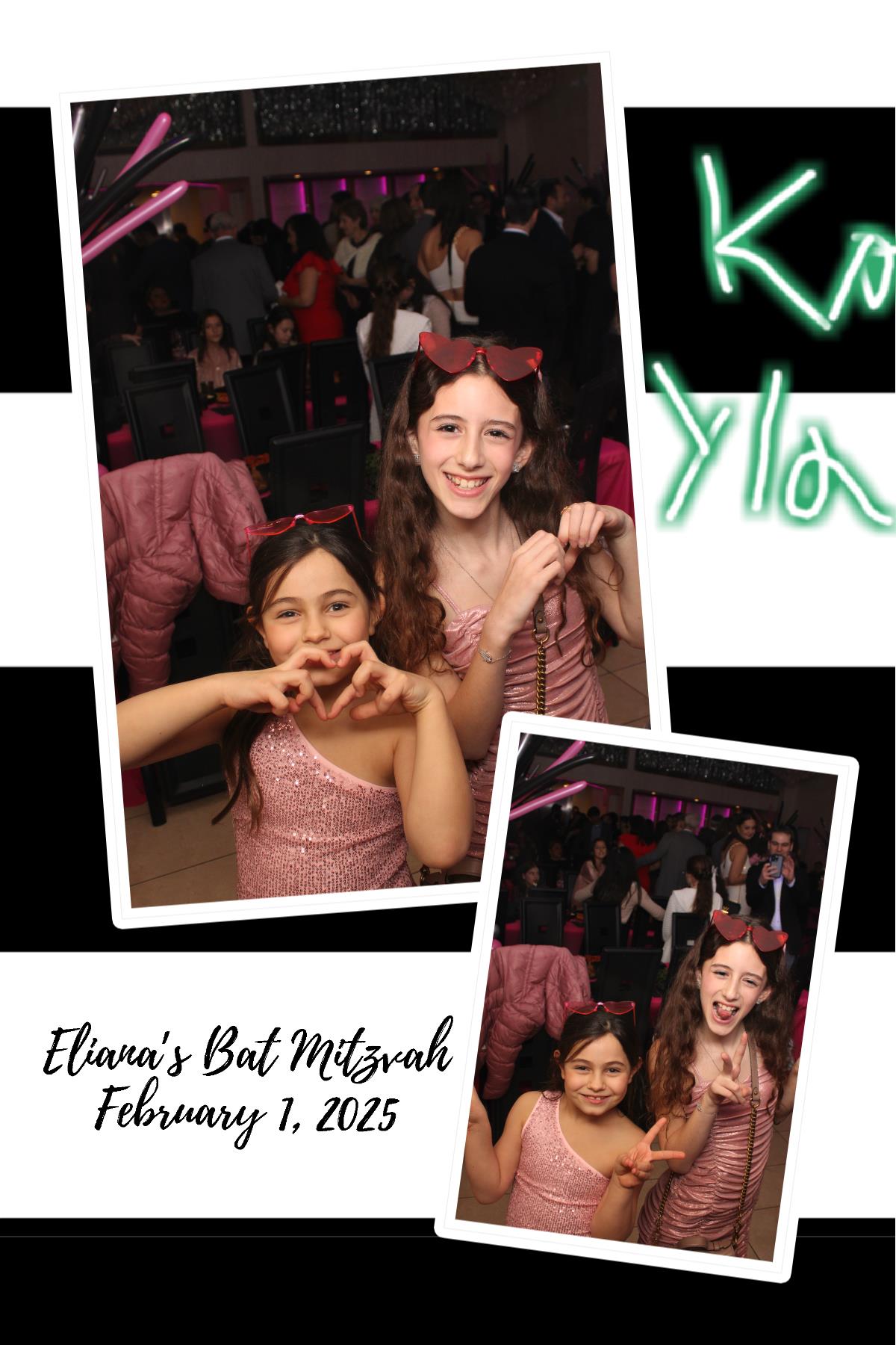 Eliana's Bat Mitzvah | View more photos from the event at gallery.photoboothcincy.com/u/PhotoBoothCincy/Elianas-Bat-Mitzvah