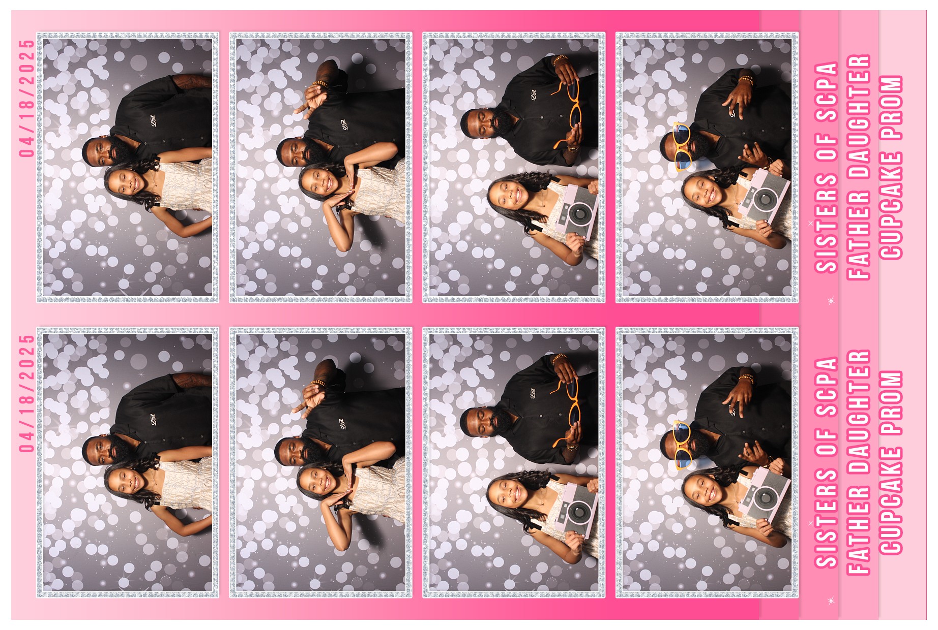 Father Daughter Cupcake Prom | View more photos from the event at gallery.photoboothcincy.com/u/PhotoBoothCincy/Father-Daughter-Cupcake-Prom-1