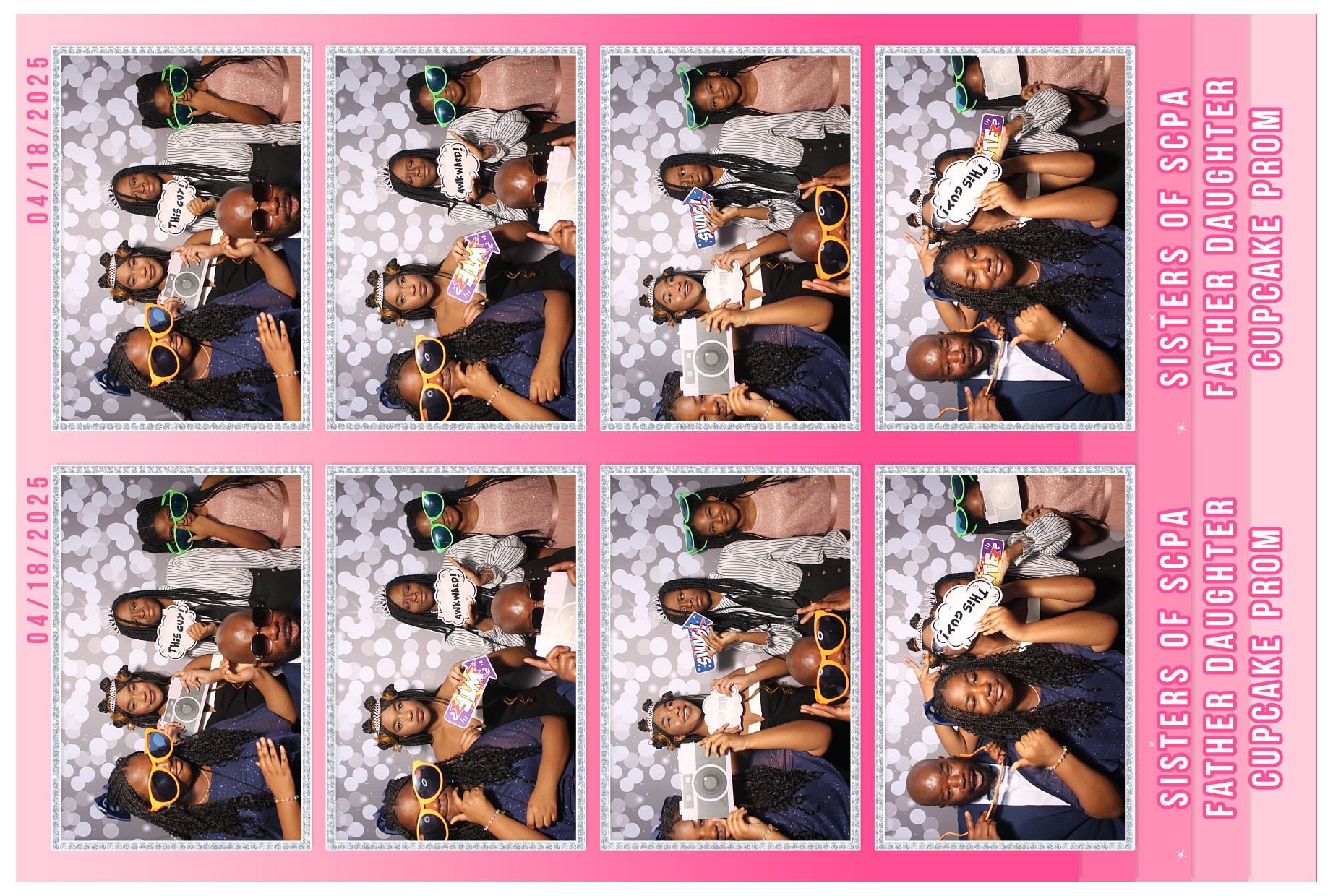 Father Daughter Cupcake Prom | View more photos from the event at gallery.photoboothcincy.com/u/PhotoBoothCincy/Father-Daughter-Cupcake-Prom-1