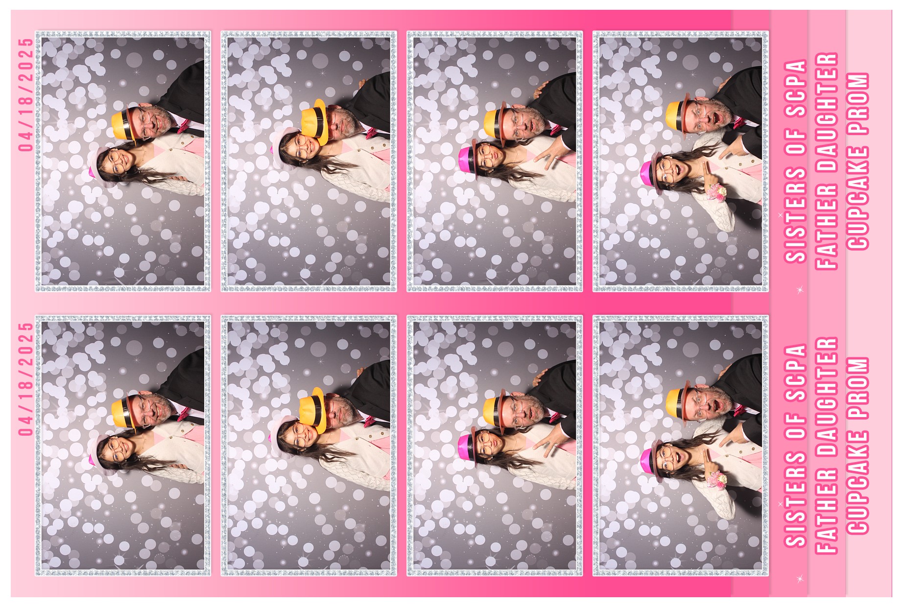 Father Daughter Cupcake Prom | View more photos from the event at gallery.photoboothcincy.com/u/PhotoBoothCincy/Father-Daughter-Cupcake-Prom-1