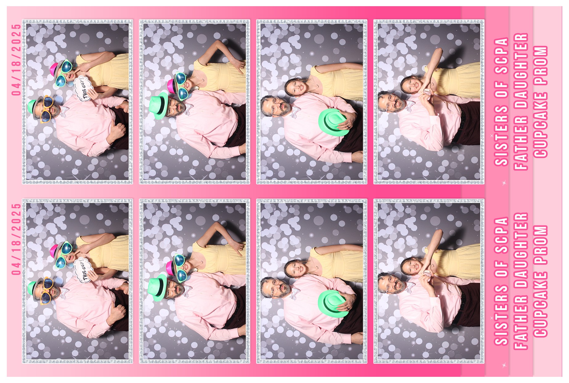 Father Daughter Cupcake Prom | View more photos from the event at gallery.photoboothcincy.com/u/PhotoBoothCincy/Father-Daughter-Cupcake-Prom-1