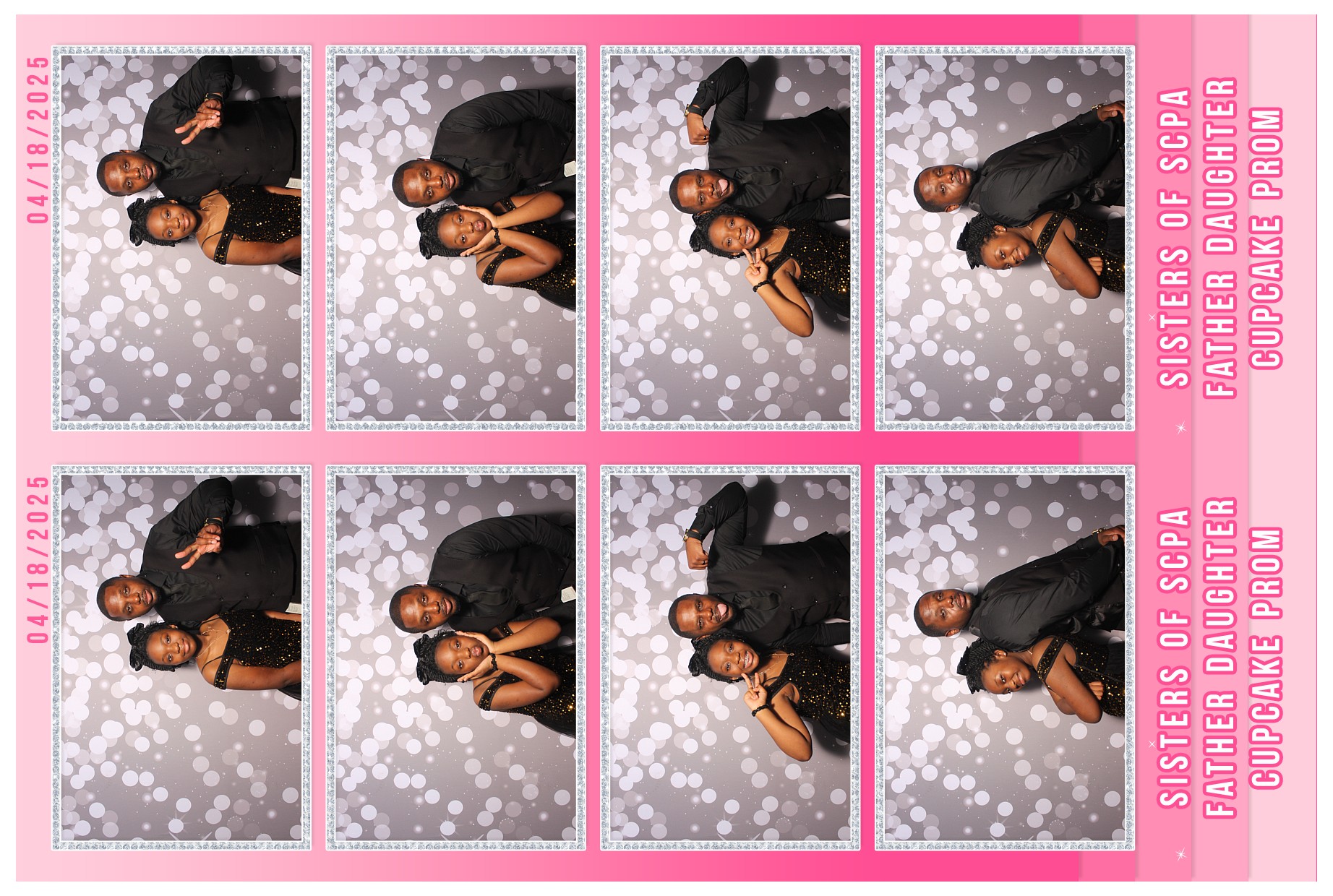 Father Daughter Cupcake Prom | View more photos from the event at gallery.photoboothcincy.com/u/PhotoBoothCincy/Father-Daughter-Cupcake-Prom-1