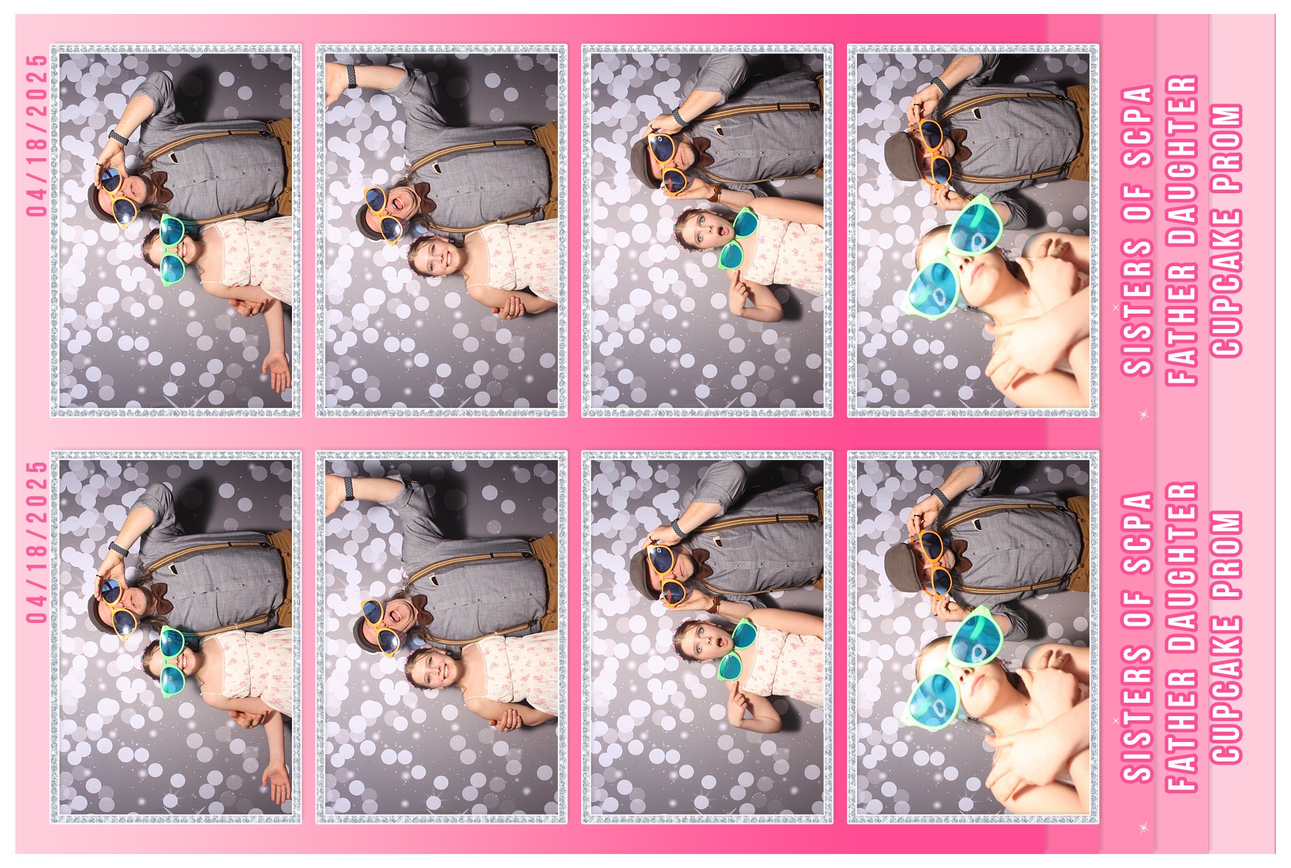 Father Daughter Cupcake Prom | View more photos from the event at gallery.photoboothcincy.com/u/PhotoBoothCincy/Father-Daughter-Cupcake-Prom-1