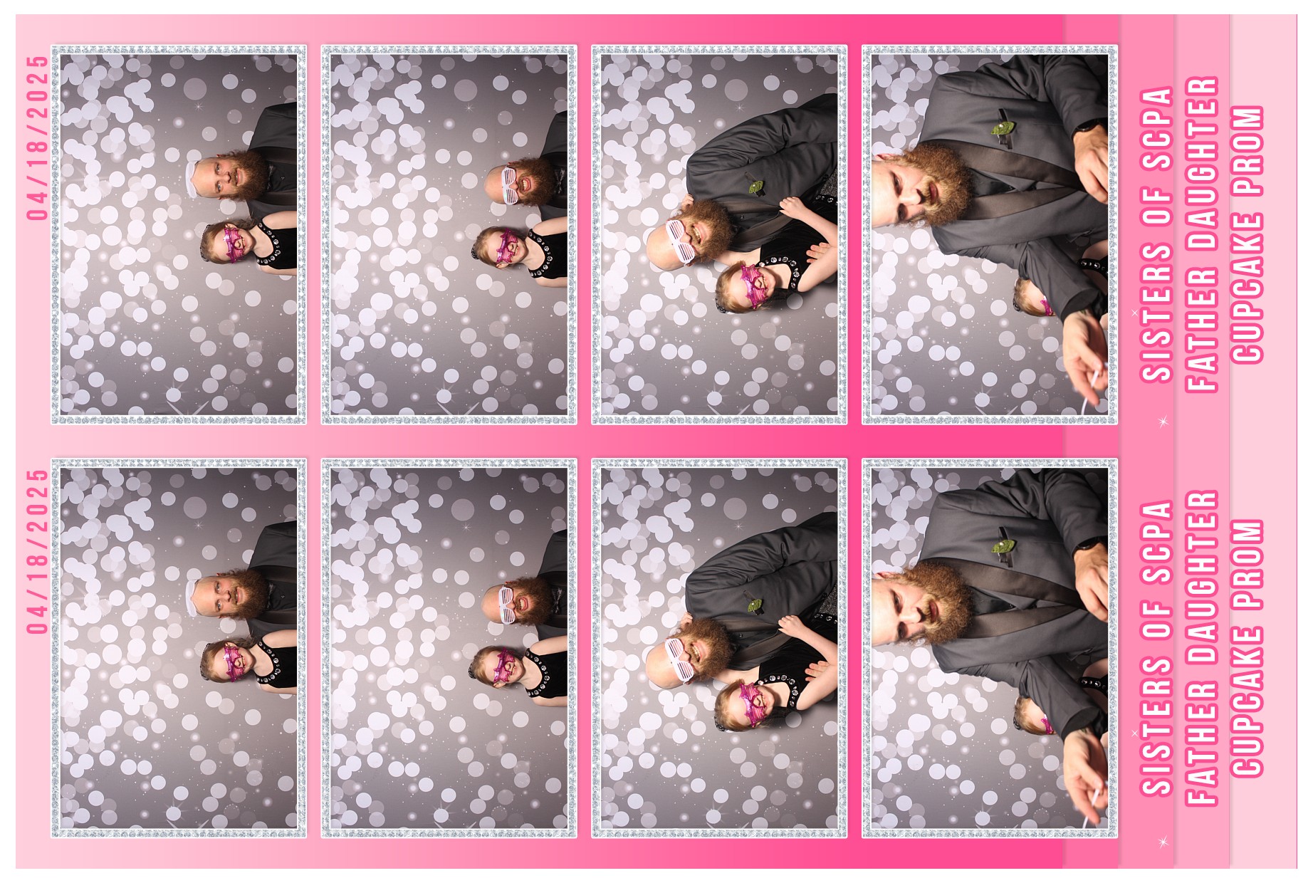 Father Daughter Cupcake Prom | View more photos from the event at gallery.photoboothcincy.com/u/PhotoBoothCincy/Father-Daughter-Cupcake-Prom-1