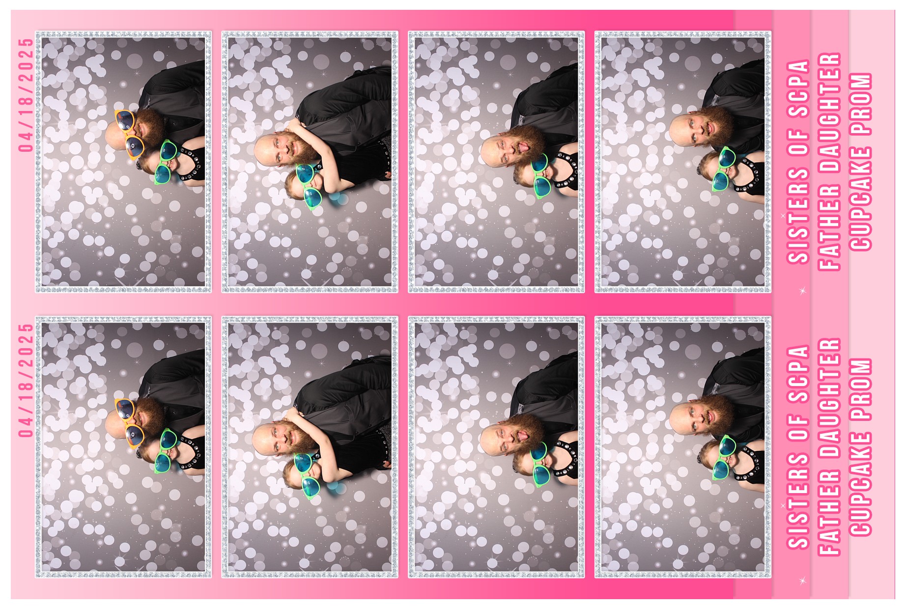 Father Daughter Cupcake Prom | View more photos from the event at gallery.photoboothcincy.com/u/PhotoBoothCincy/Father-Daughter-Cupcake-Prom-1