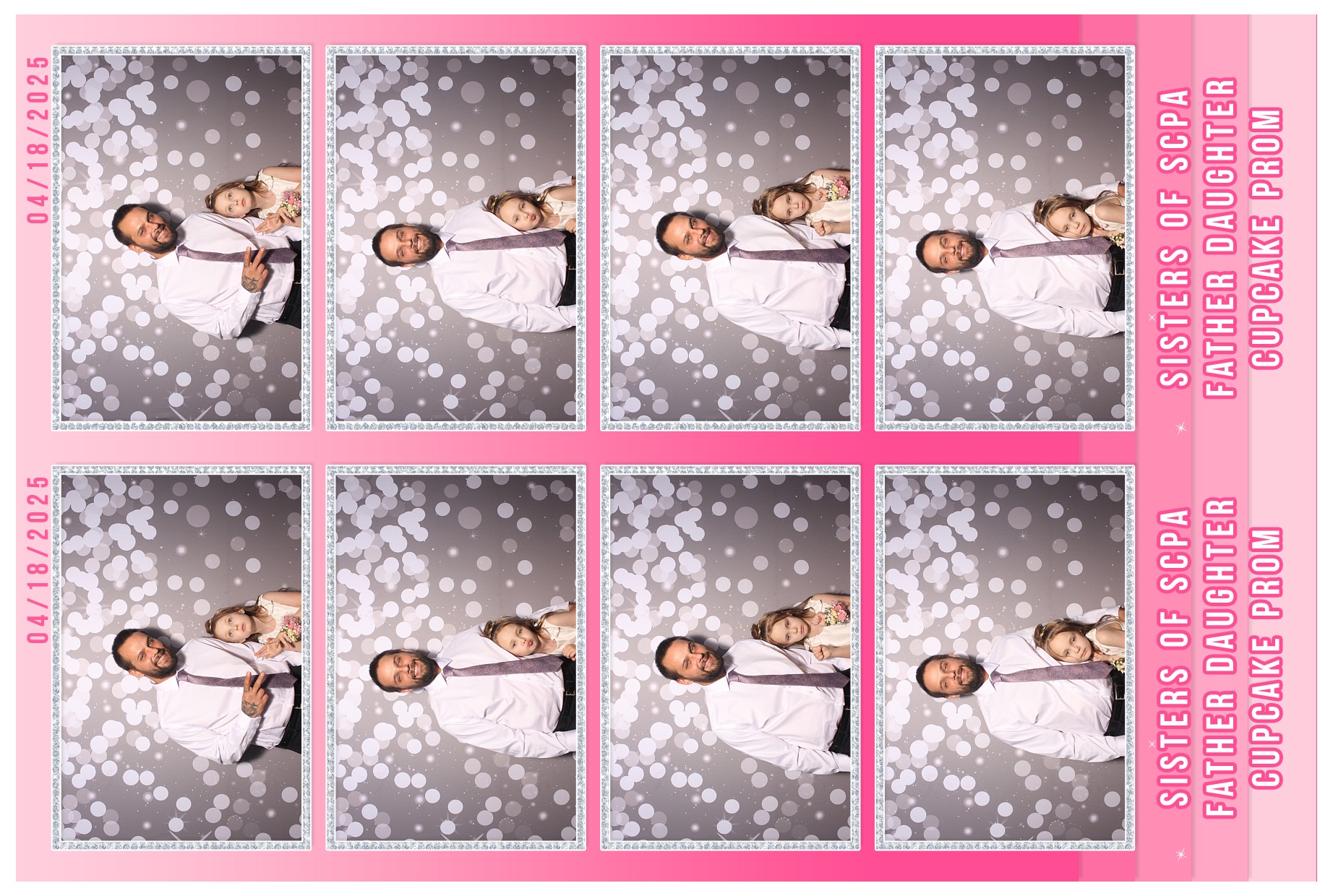 Father Daughter Cupcake Prom | View more photos from the event at gallery.photoboothcincy.com/u/PhotoBoothCincy/Father-Daughter-Cupcake-Prom-1