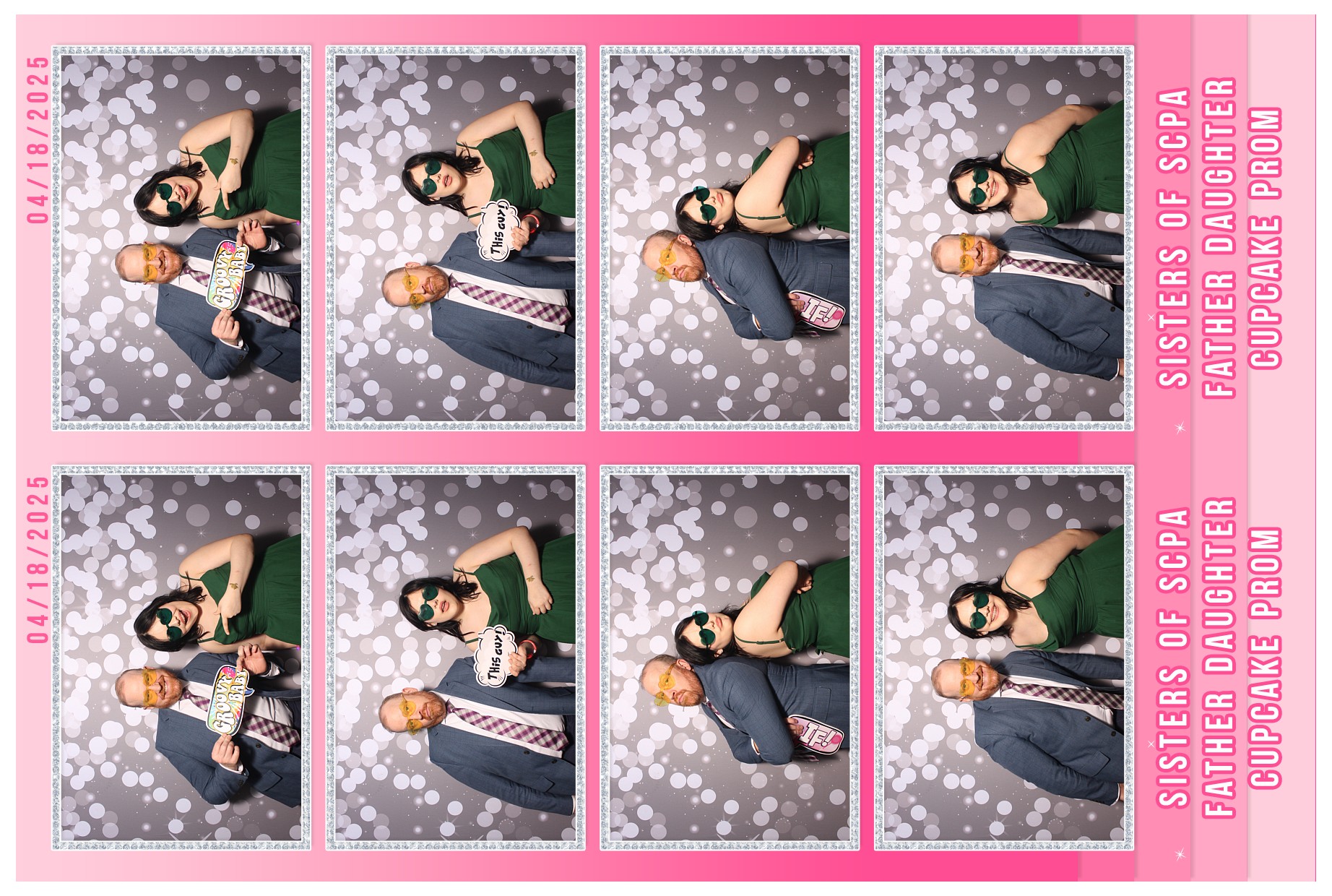 Father Daughter Cupcake Prom | View more photos from the event at gallery.photoboothcincy.com/u/PhotoBoothCincy/Father-Daughter-Cupcake-Prom-1