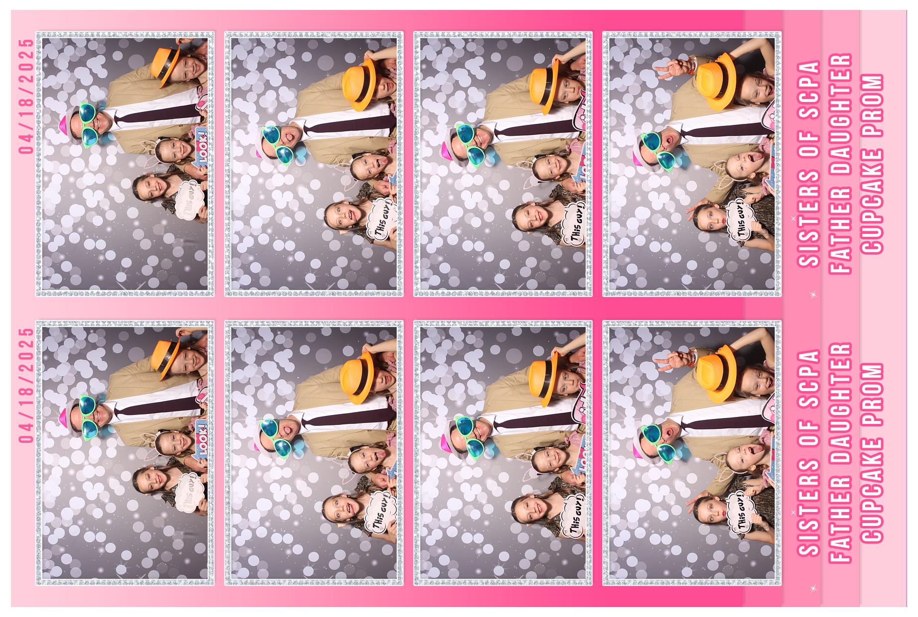 Father Daughter Cupcake Prom | View more photos from the event at gallery.photoboothcincy.com/u/PhotoBoothCincy/Father-Daughter-Cupcake-Prom-1
