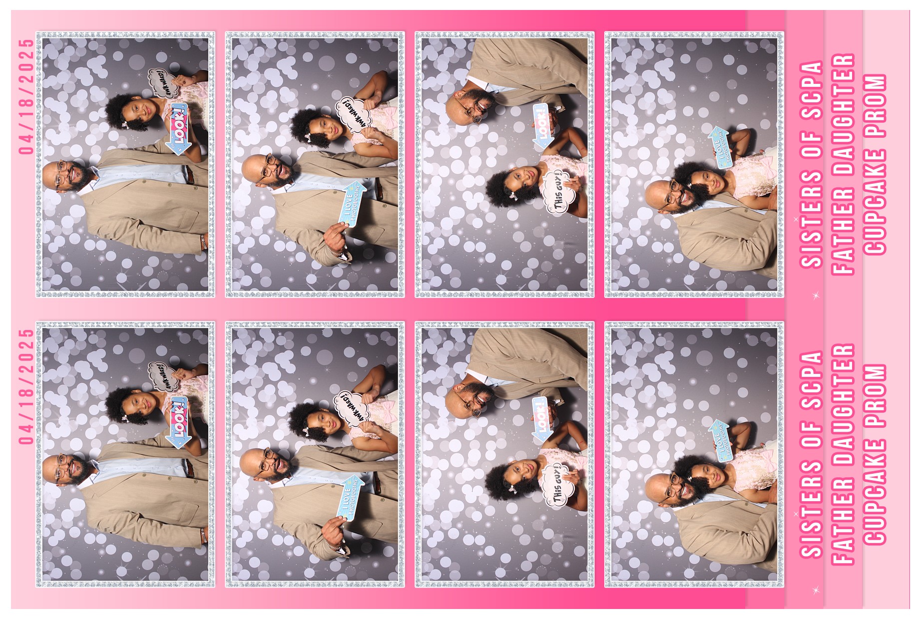 Father Daughter Cupcake Prom | View more photos from the event at gallery.photoboothcincy.com/u/PhotoBoothCincy/Father-Daughter-Cupcake-Prom-1