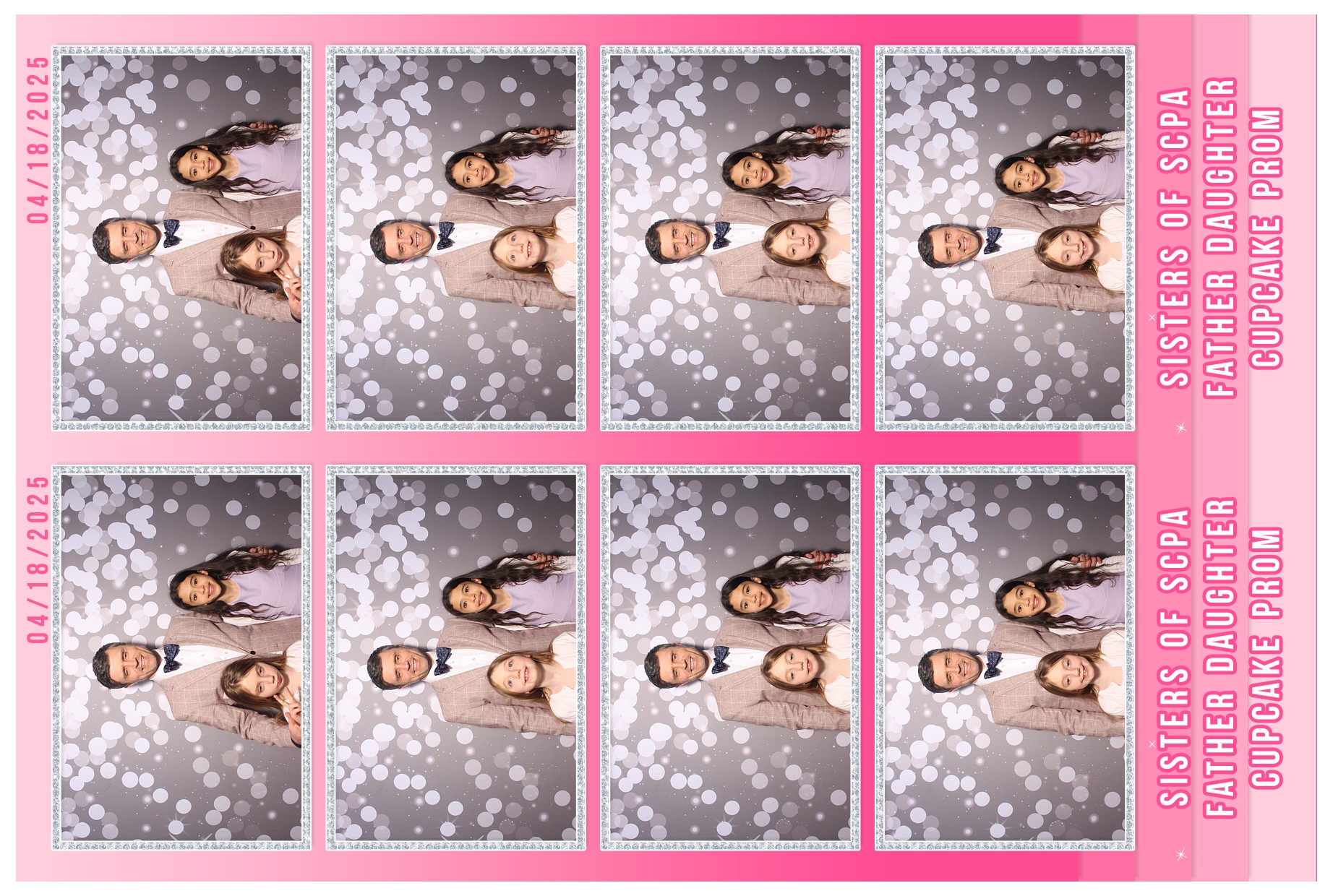 Father Daughter Cupcake Prom | View more photos from the event at gallery.photoboothcincy.com/u/PhotoBoothCincy/Father-Daughter-Cupcake-Prom-1
