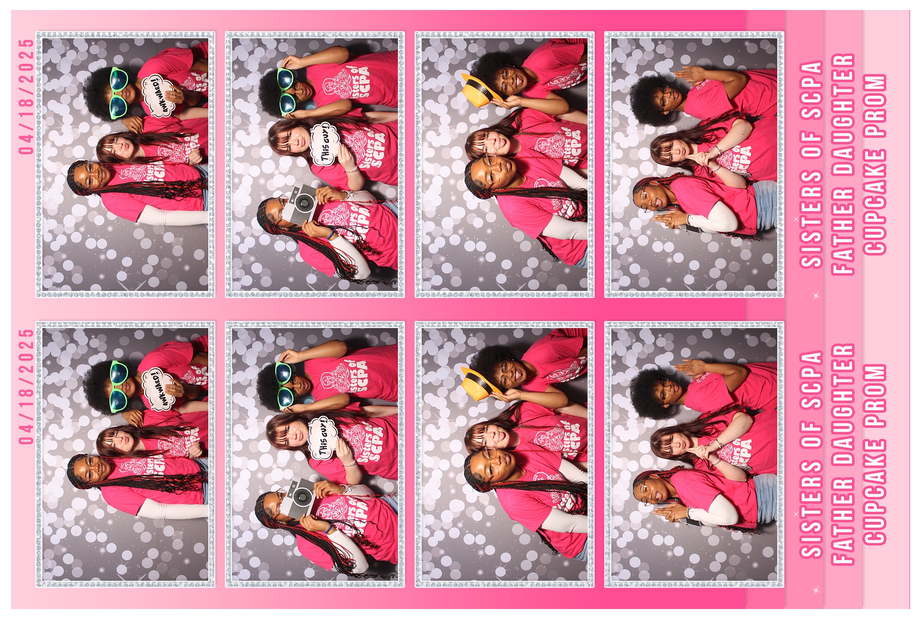 Father Daughter Cupcake Prom | View more photos from the event at gallery.photoboothcincy.com/u/PhotoBoothCincy/Father-Daughter-Cupcake-Prom-1