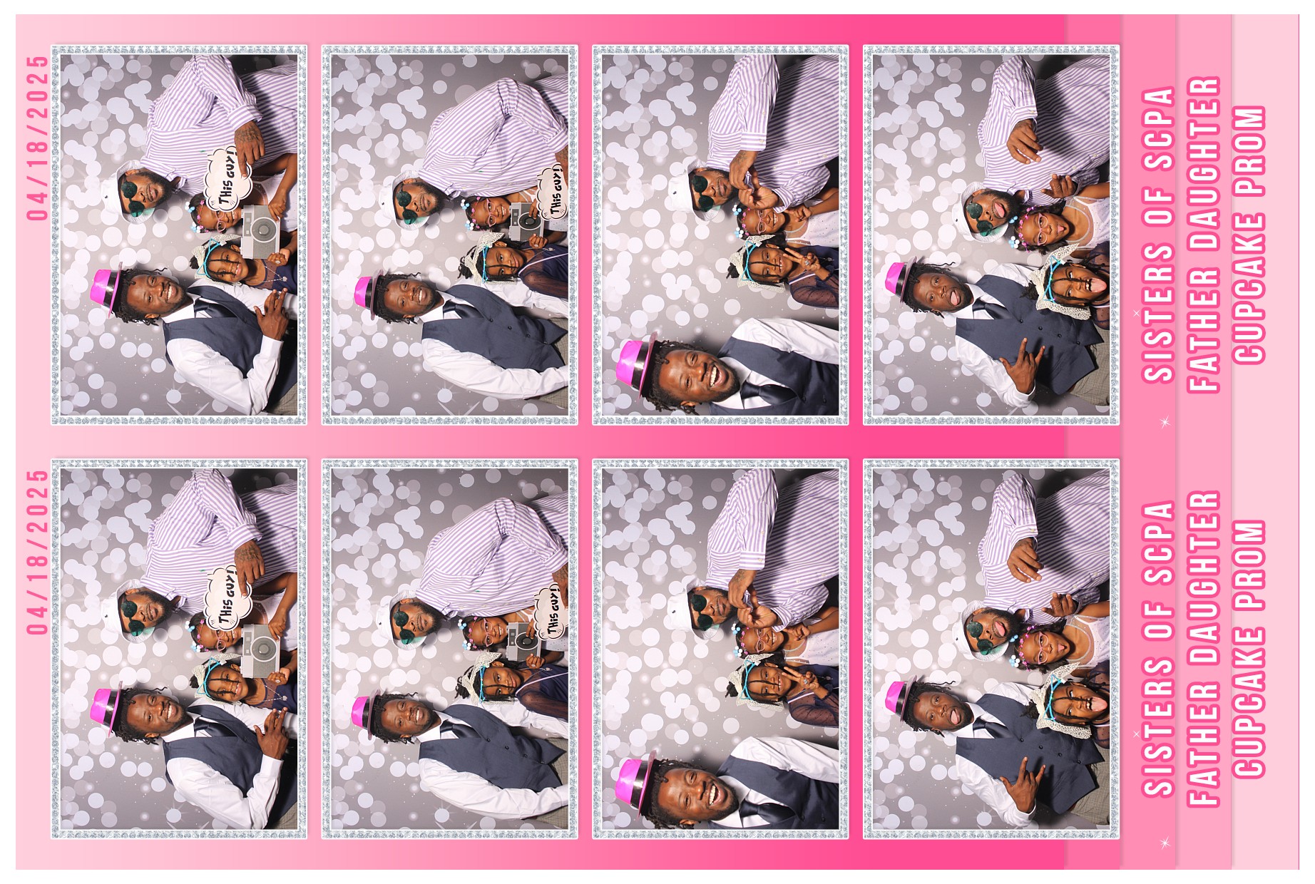 Father Daughter Cupcake Prom | View more photos from the event at gallery.photoboothcincy.com/u/PhotoBoothCincy/Father-Daughter-Cupcake-Prom-1