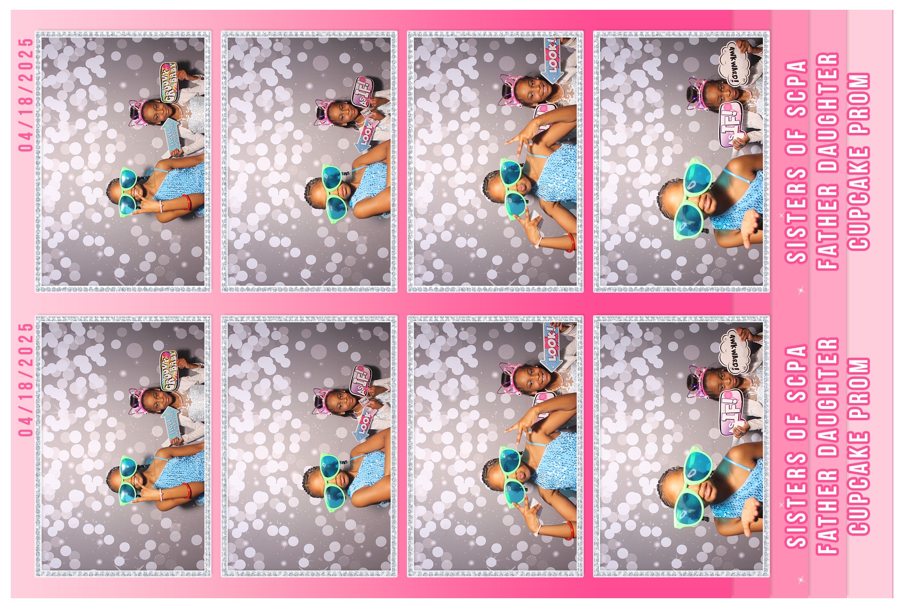 Father Daughter Cupcake Prom | View more photos from the event at gallery.photoboothcincy.com/u/PhotoBoothCincy/Father-Daughter-Cupcake-Prom-1