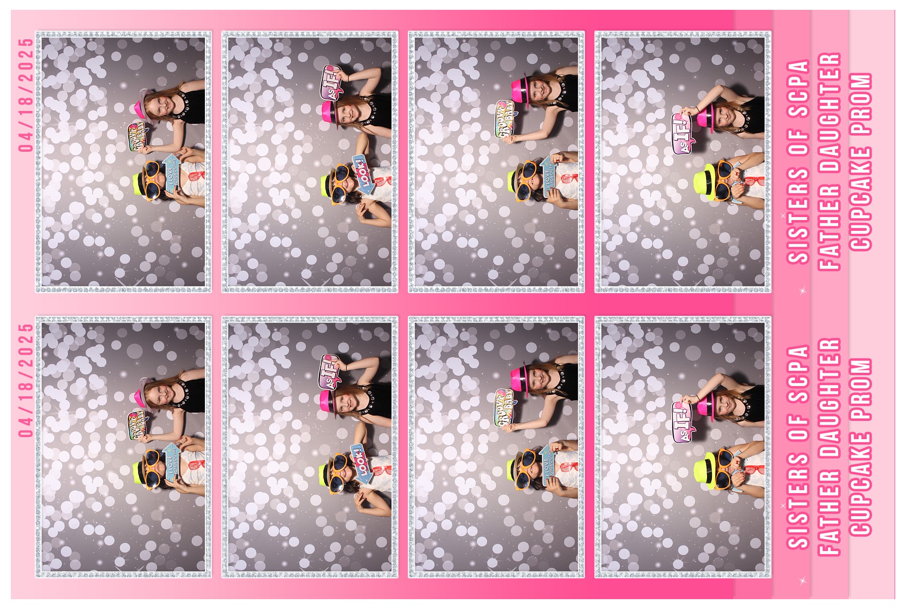 Father Daughter Cupcake Prom | View more photos from the event at gallery.photoboothcincy.com/u/PhotoBoothCincy/Father-Daughter-Cupcake-Prom-1