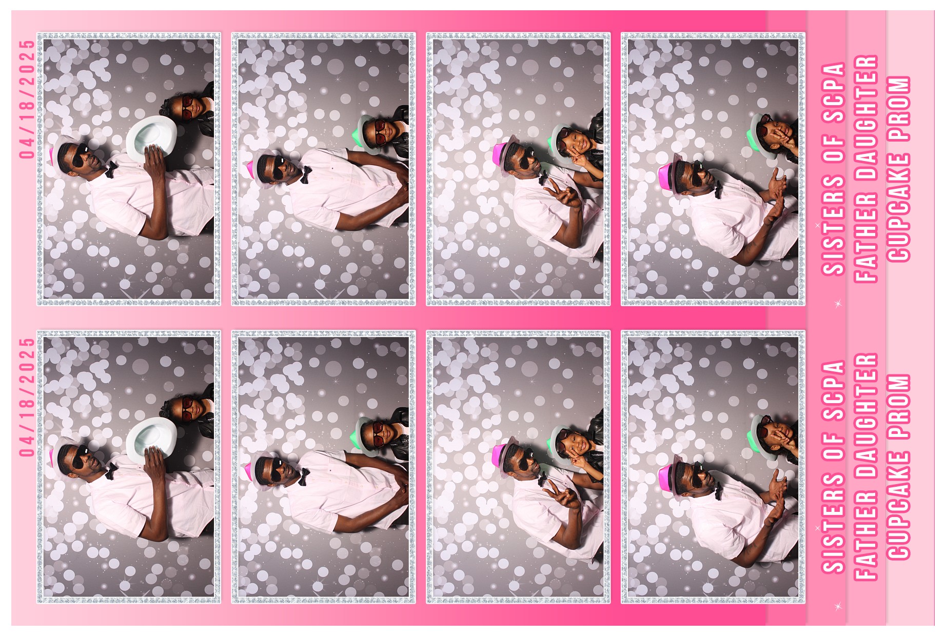 Father Daughter Cupcake Prom | View more photos from the event at gallery.photoboothcincy.com/u/PhotoBoothCincy/Father-Daughter-Cupcake-Prom-1
