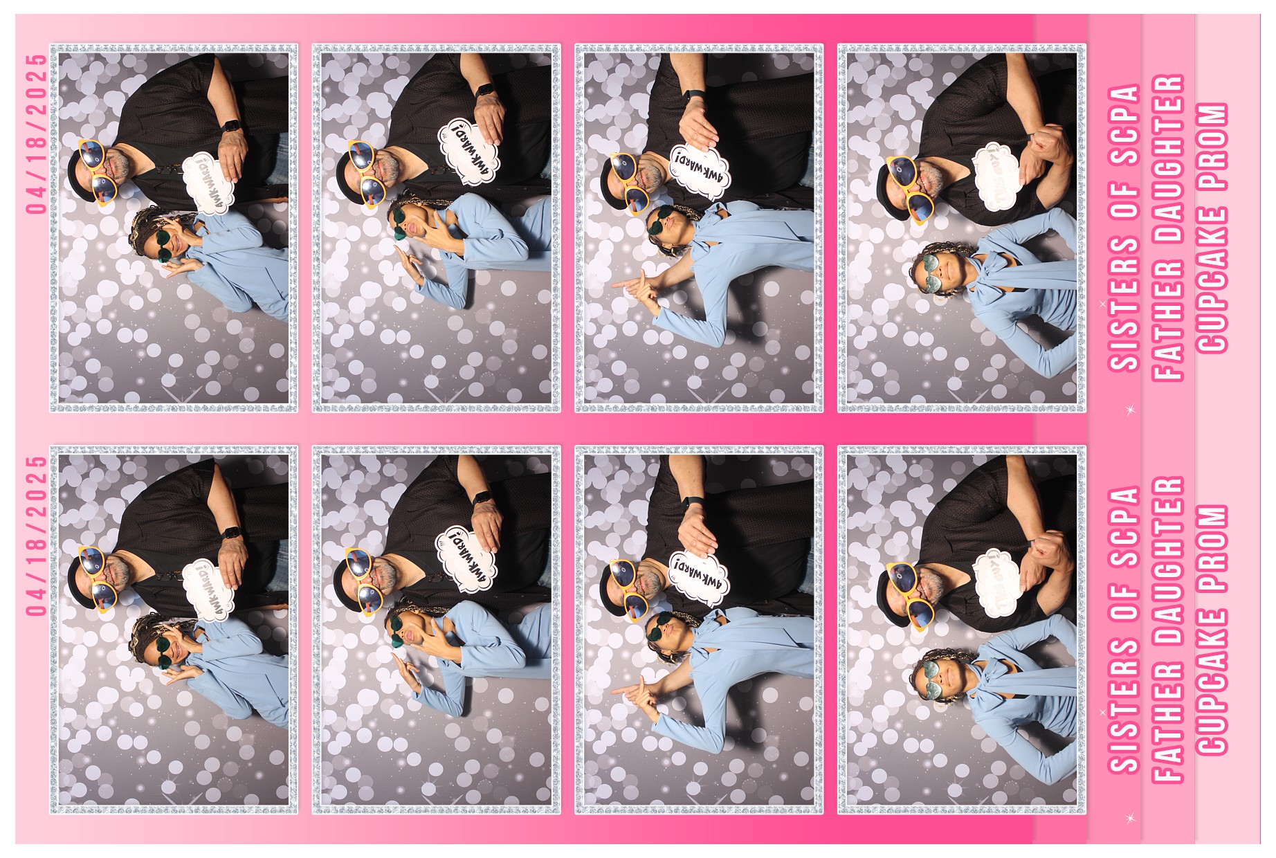 Father Daughter Cupcake Prom | View more photos from the event at gallery.photoboothcincy.com/u/PhotoBoothCincy/Father-Daughter-Cupcake-Prom-1