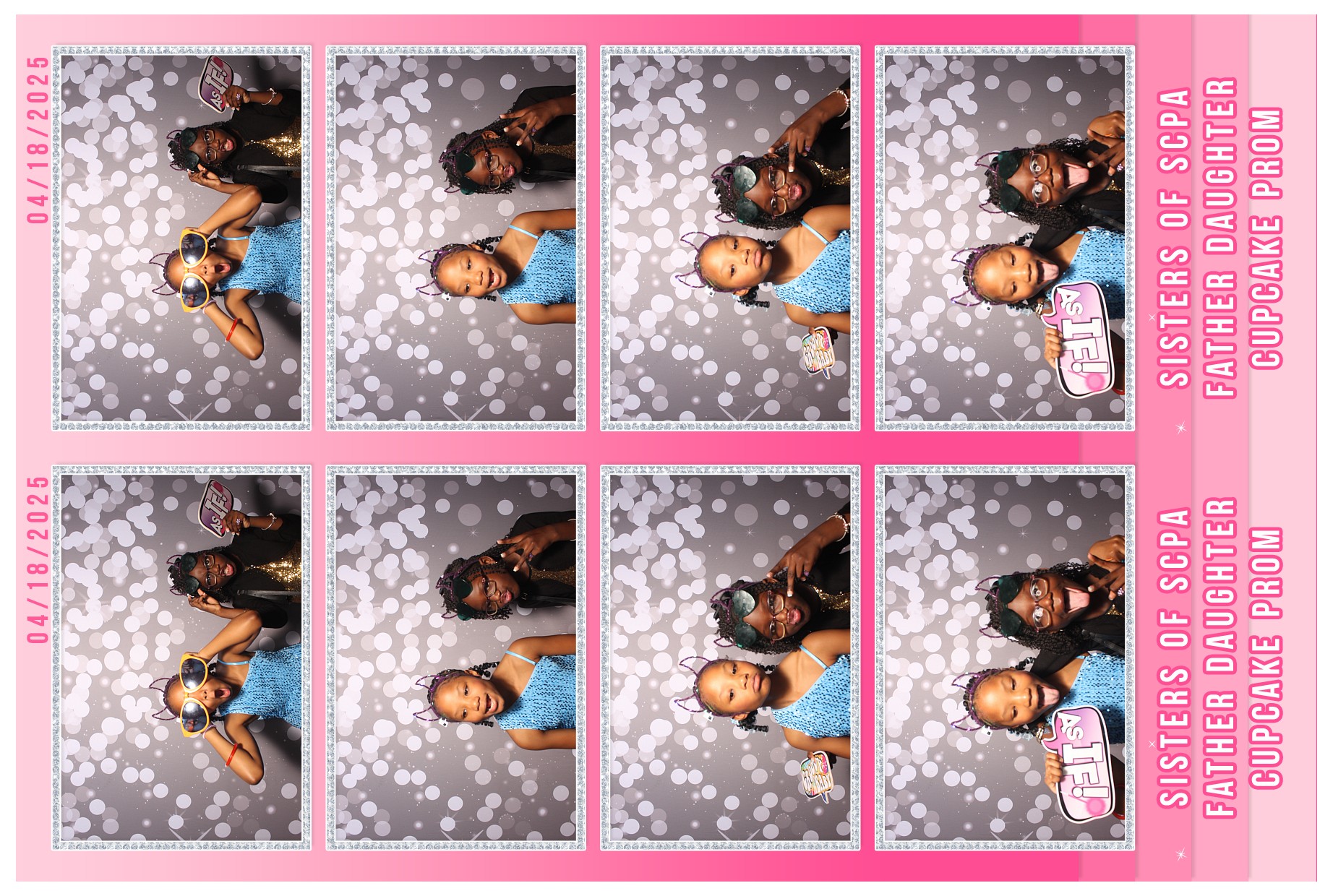 Father Daughter Cupcake Prom | View more photos from the event at gallery.photoboothcincy.com/u/PhotoBoothCincy/Father-Daughter-Cupcake-Prom-1