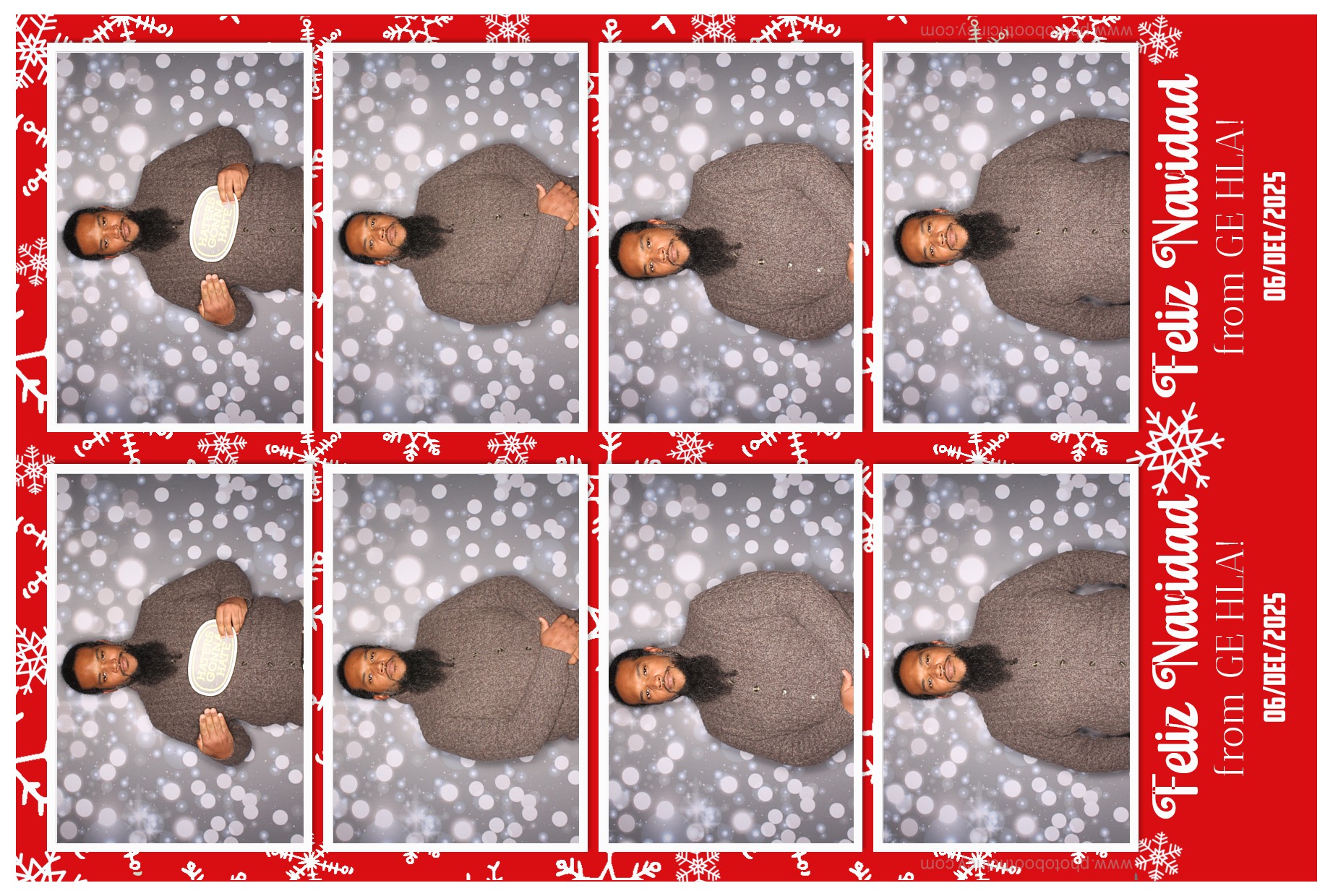 GE Feliz Navidad | View more photos from the event at gallery.photoboothcincy.com/u/PhotoBoothCincy/GE-Feliz-Navidad