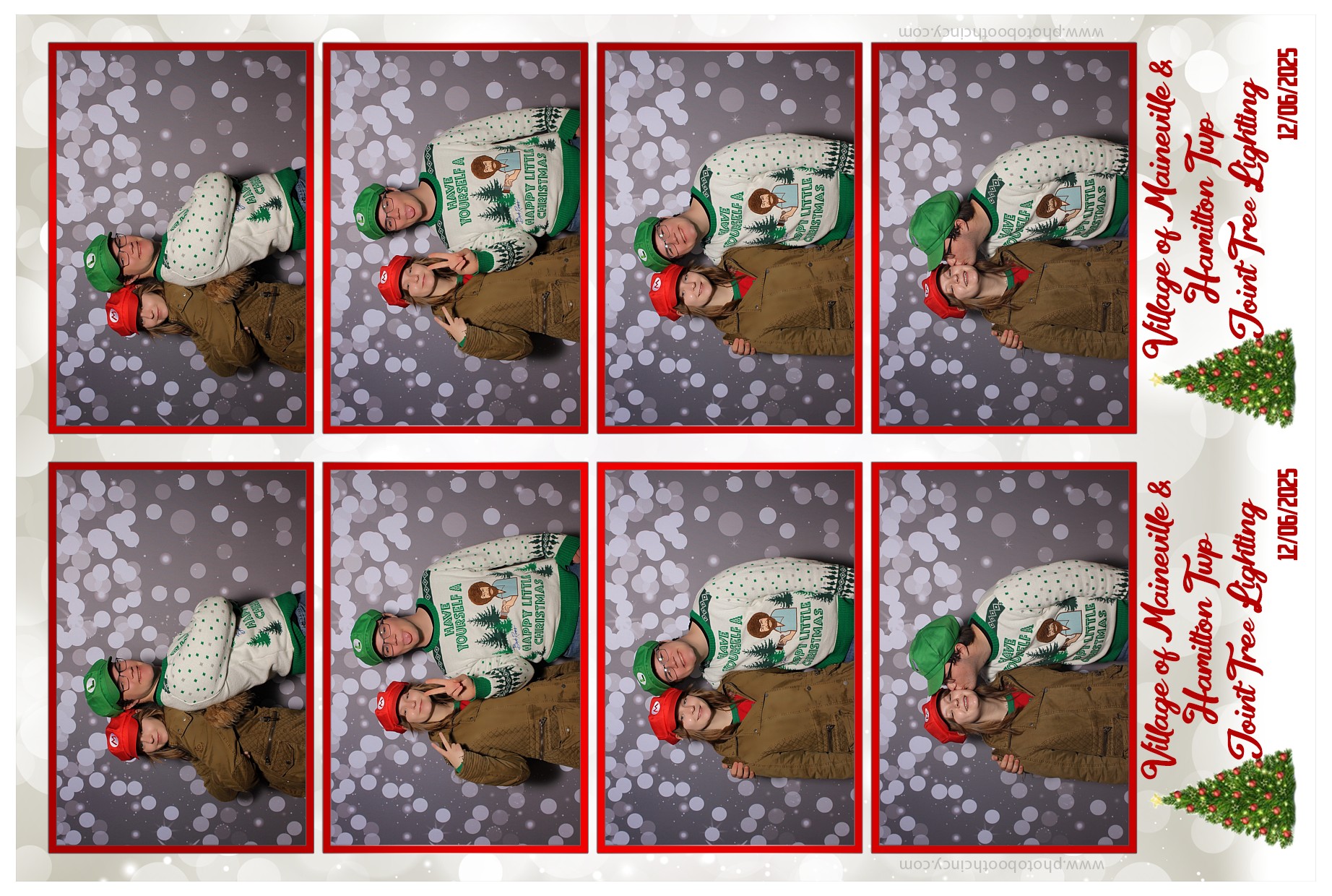 Hamilton twp maineville treelighting | View more photos from the event at gallery.photoboothcincy.com/u/PhotoBoothCincy/Hamilton-twp-maineville-treelighting