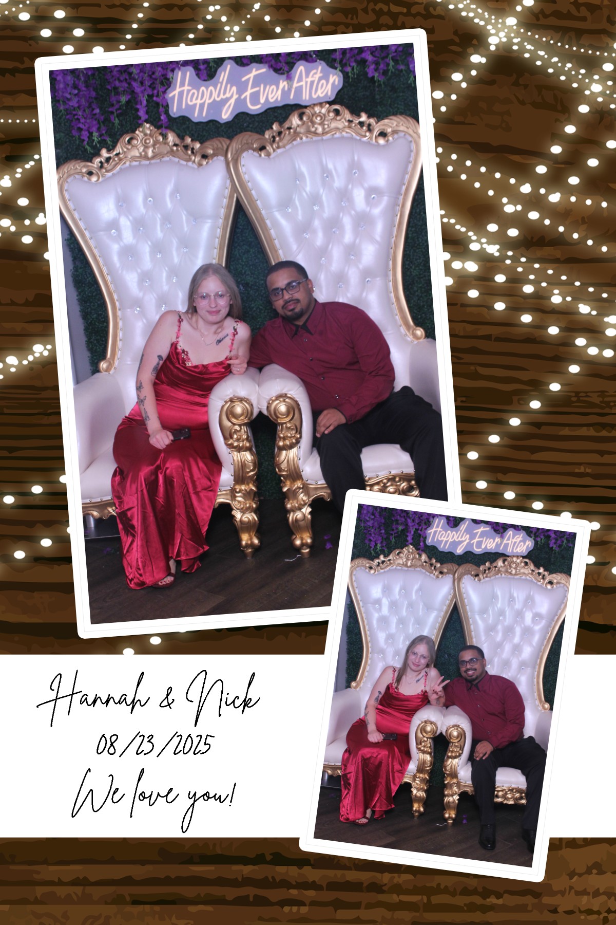 Hannah Collier & Nick Muscarella | View more photos from the event at gallery.photoboothcincy.com/u/PhotoBoothCincy/Hannah-Collier-Nick-Muscarella