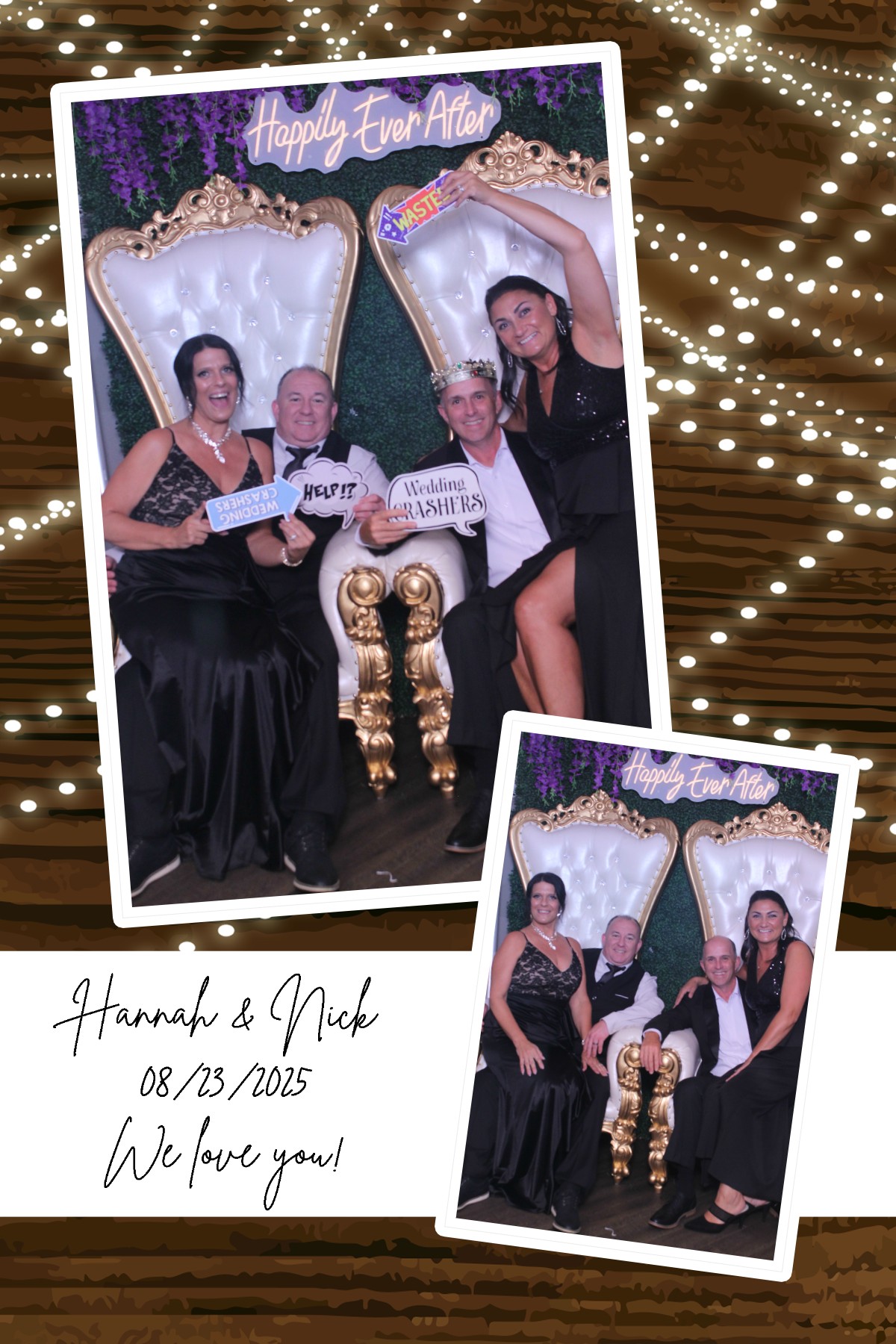 Hannah Collier & Nick Muscarella | View more photos from the event at gallery.photoboothcincy.com/u/PhotoBoothCincy/Hannah-Collier-Nick-Muscarella