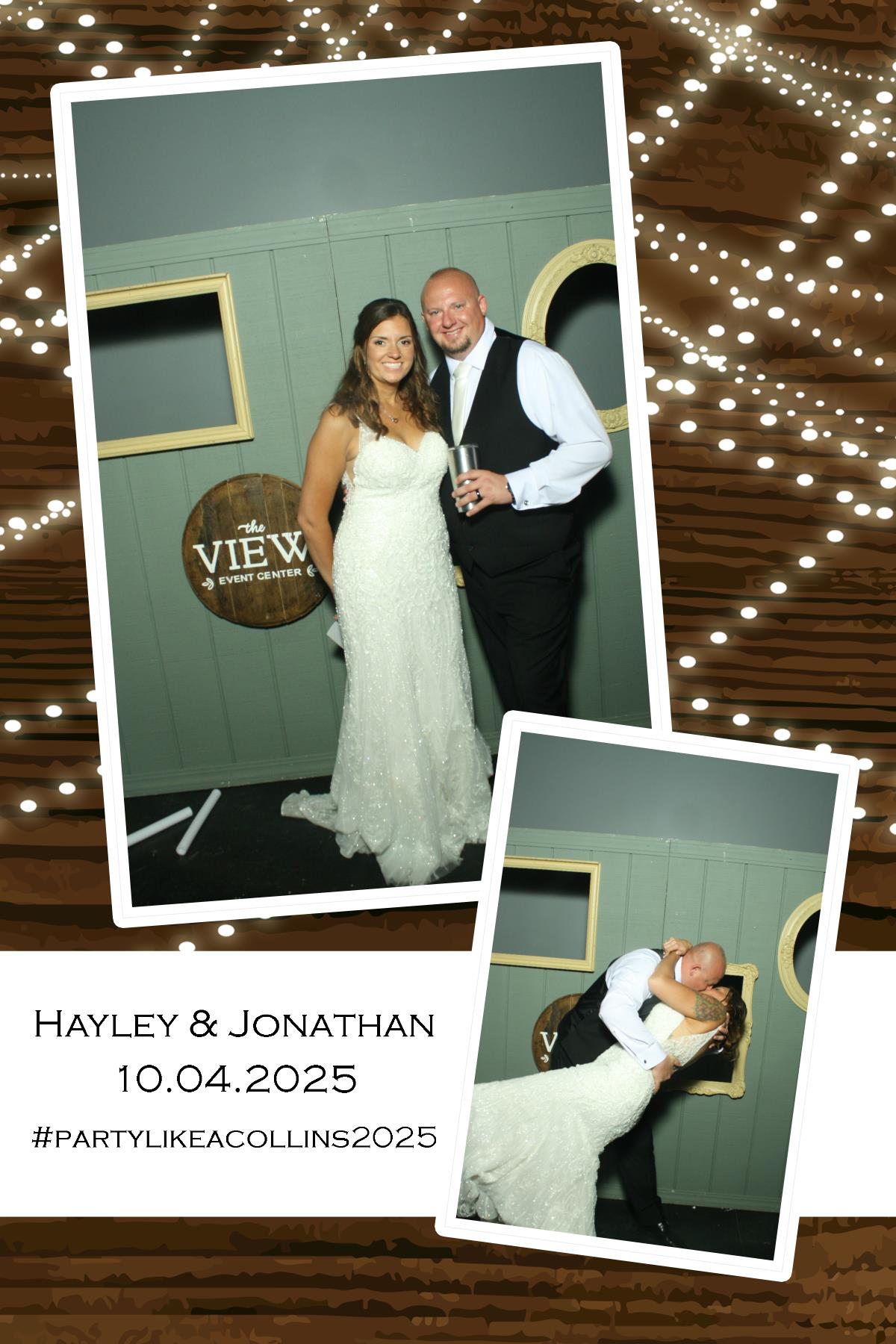 Hayley & Jonathan | View more photos from the event at gallery.photoboothcincy.com/u/PhotoBoothCincy/Hayley-Jonathan