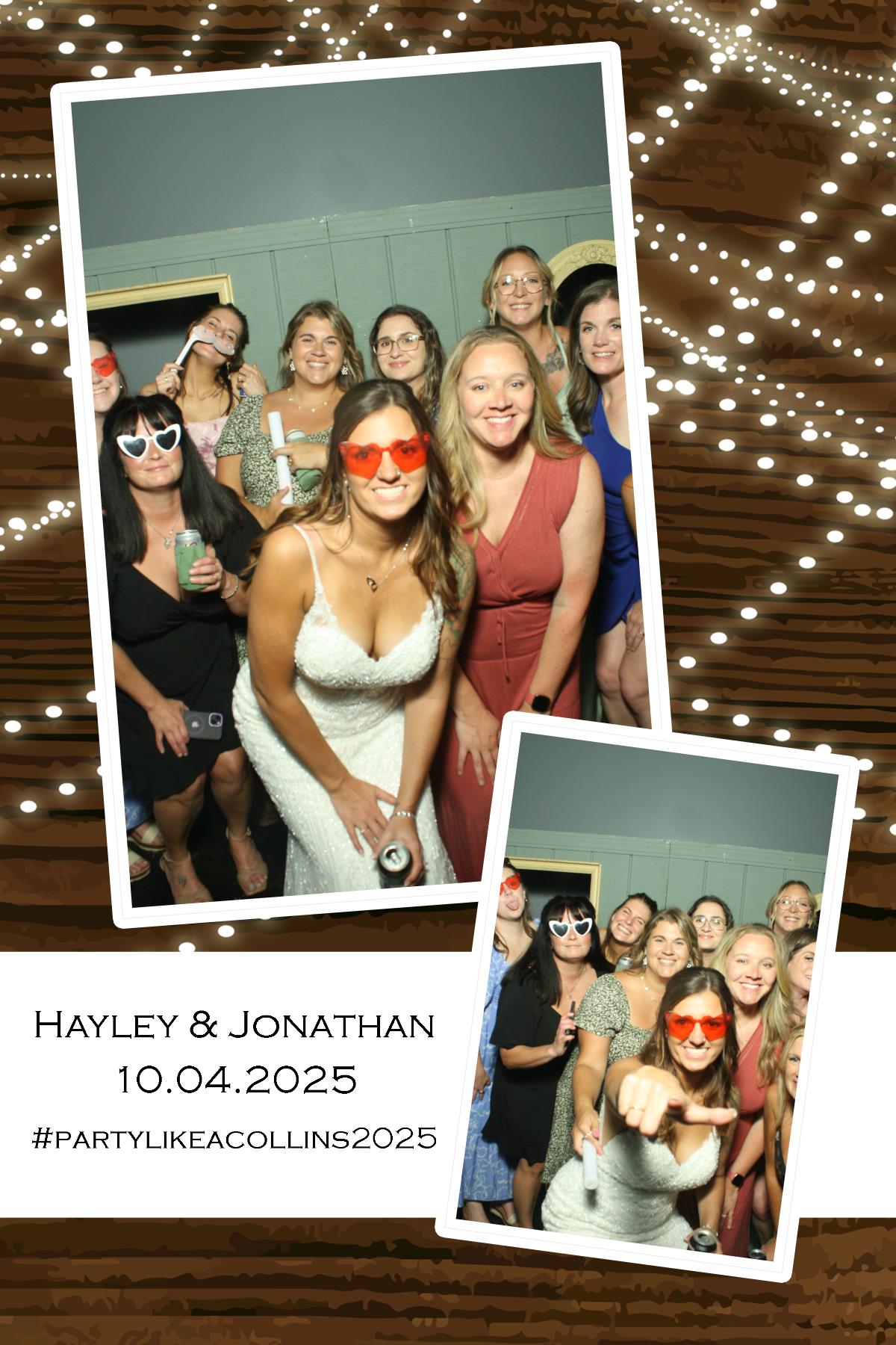 Hayley & Jonathan | View more photos from the event at gallery.photoboothcincy.com/u/PhotoBoothCincy/Hayley-Jonathan