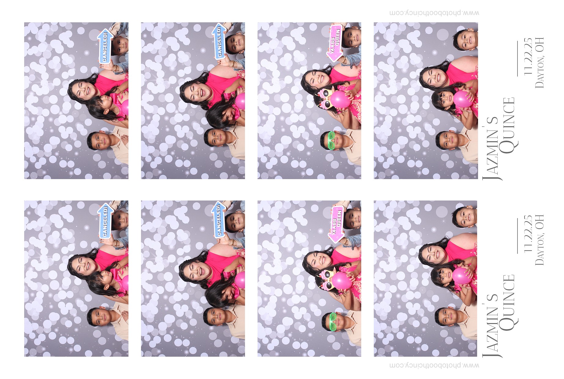 Jazmins Quince | View more photos from the event at gallery.photoboothcincy.com/u/PhotoBoothCincy/Jazmins-Quince