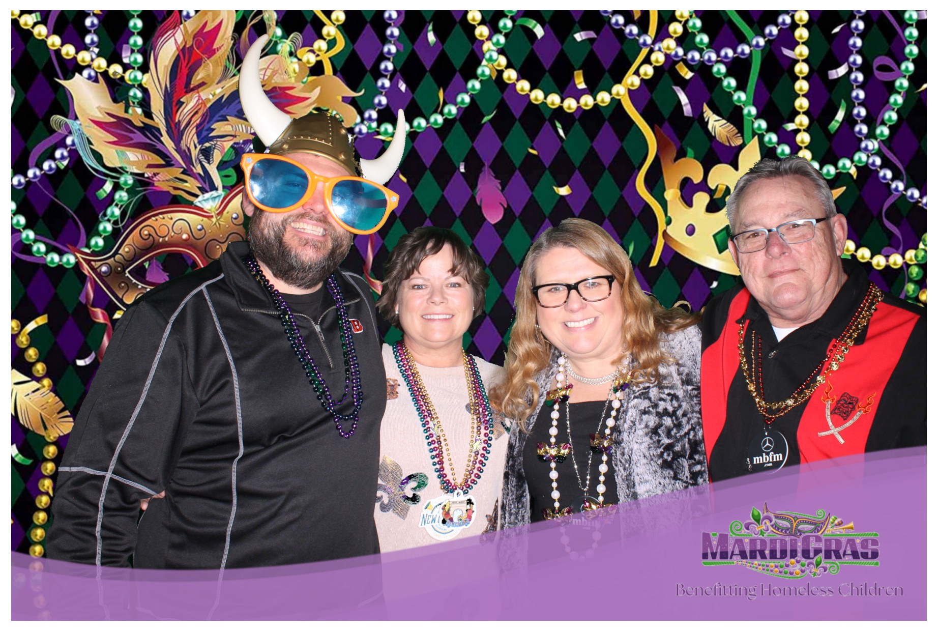 Jef Wyler Mardi Gras | View more photos from the event at gallery.photoboothcincy.com/u/PhotoBoothCincy/Jef-Wyler-Mardi-Gras