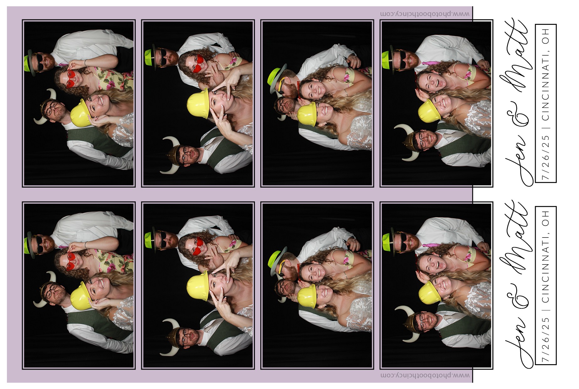 Jen & Matt | View more photos from the event at gallery.photoboothcincy.com/u/PhotoBoothCincy/Jen-Matt