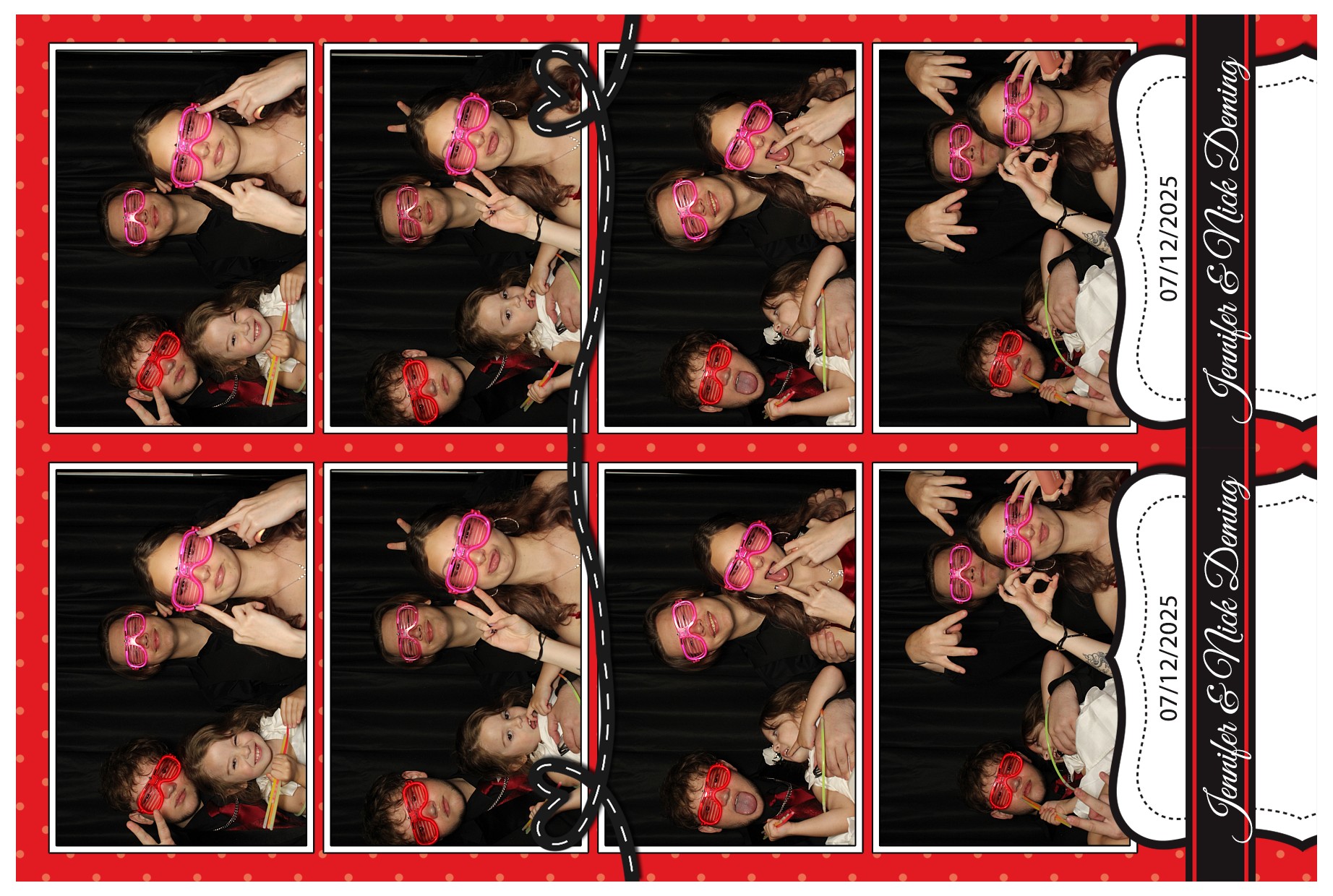 Jennifer & Nick | View more photos from the event at gallery.photoboothcincy.com/u/PhotoBoothCincy/Jennifer-Nick