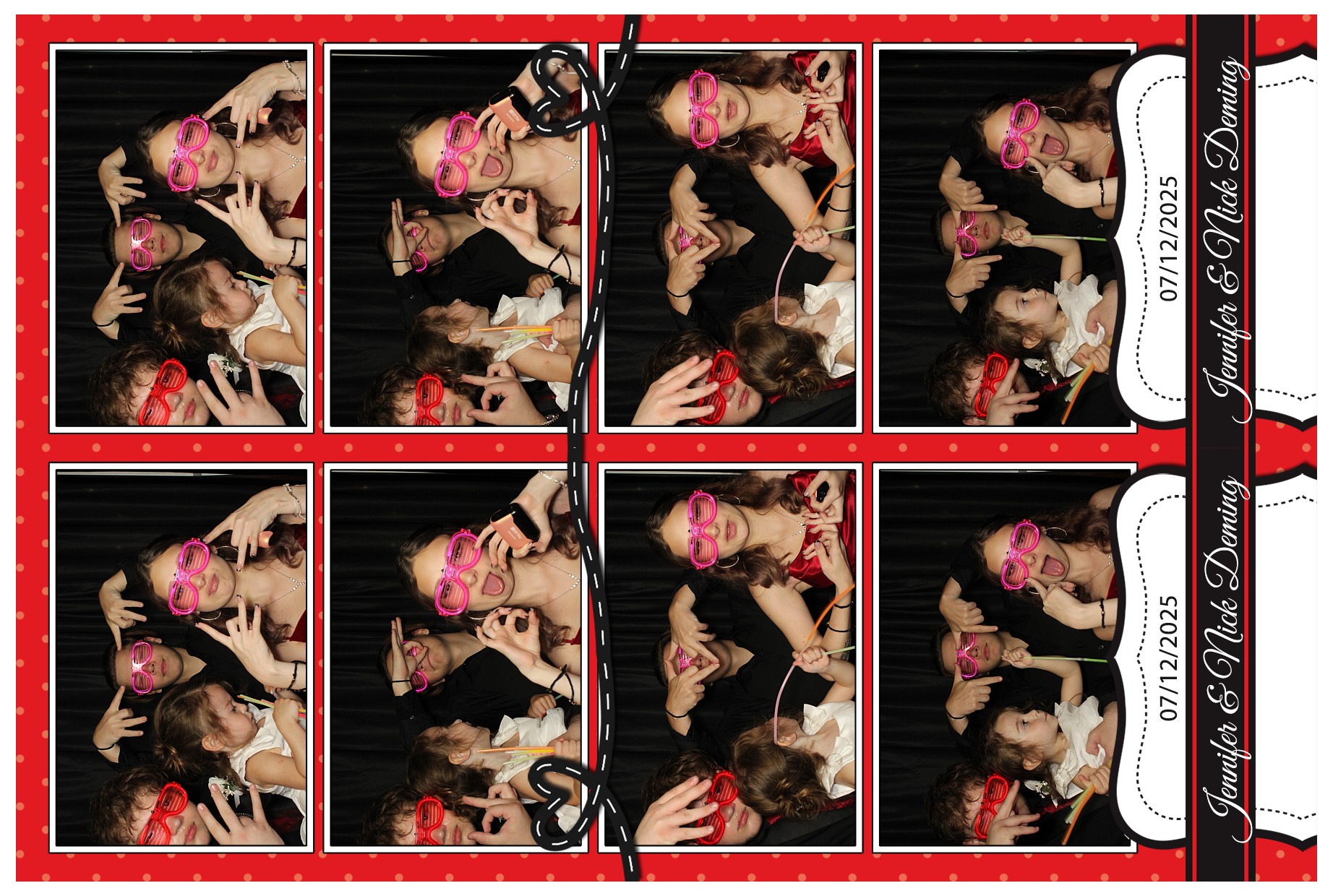 Jennifer & Nick | View more photos from the event at gallery.photoboothcincy.com/u/PhotoBoothCincy/Jennifer-Nick