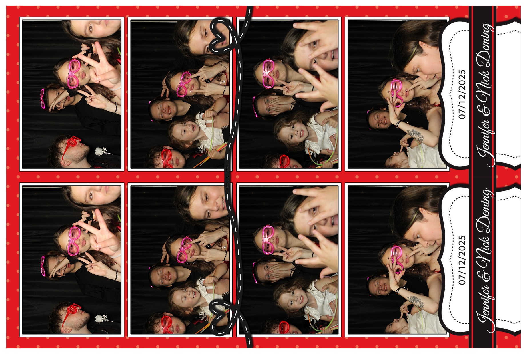 Jennifer & Nick | View more photos from the event at gallery.photoboothcincy.com/u/PhotoBoothCincy/Jennifer-Nick