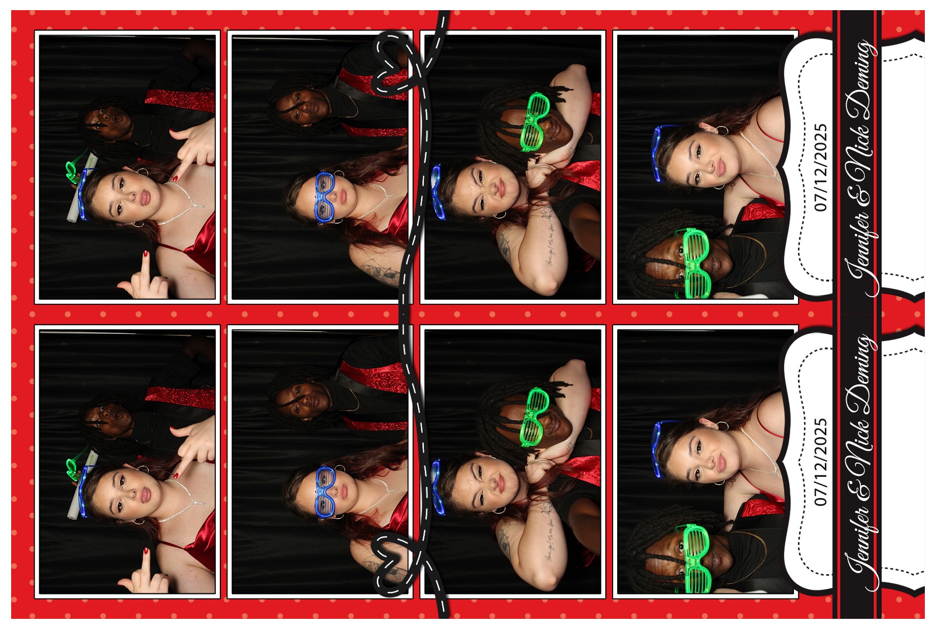 Jennifer & Nick | View more photos from the event at gallery.photoboothcincy.com/u/PhotoBoothCincy/Jennifer-Nick