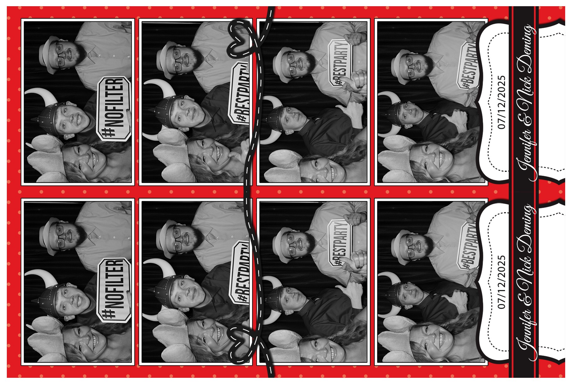 Jennifer & Nick | View more photos from the event at gallery.photoboothcincy.com/u/PhotoBoothCincy/Jennifer-Nick