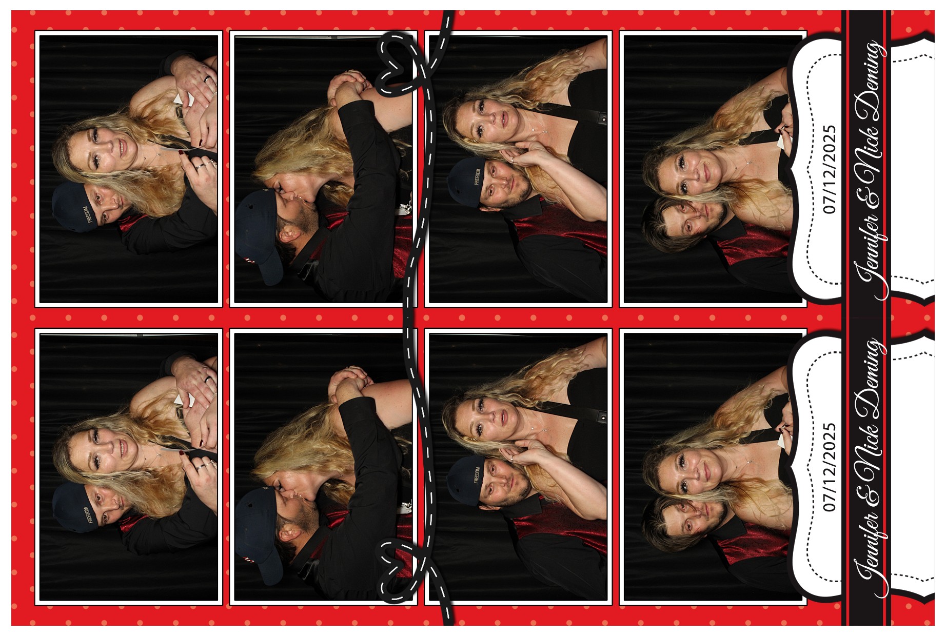 Jennifer & Nick | View more photos from the event at gallery.photoboothcincy.com/u/PhotoBoothCincy/Jennifer-Nick