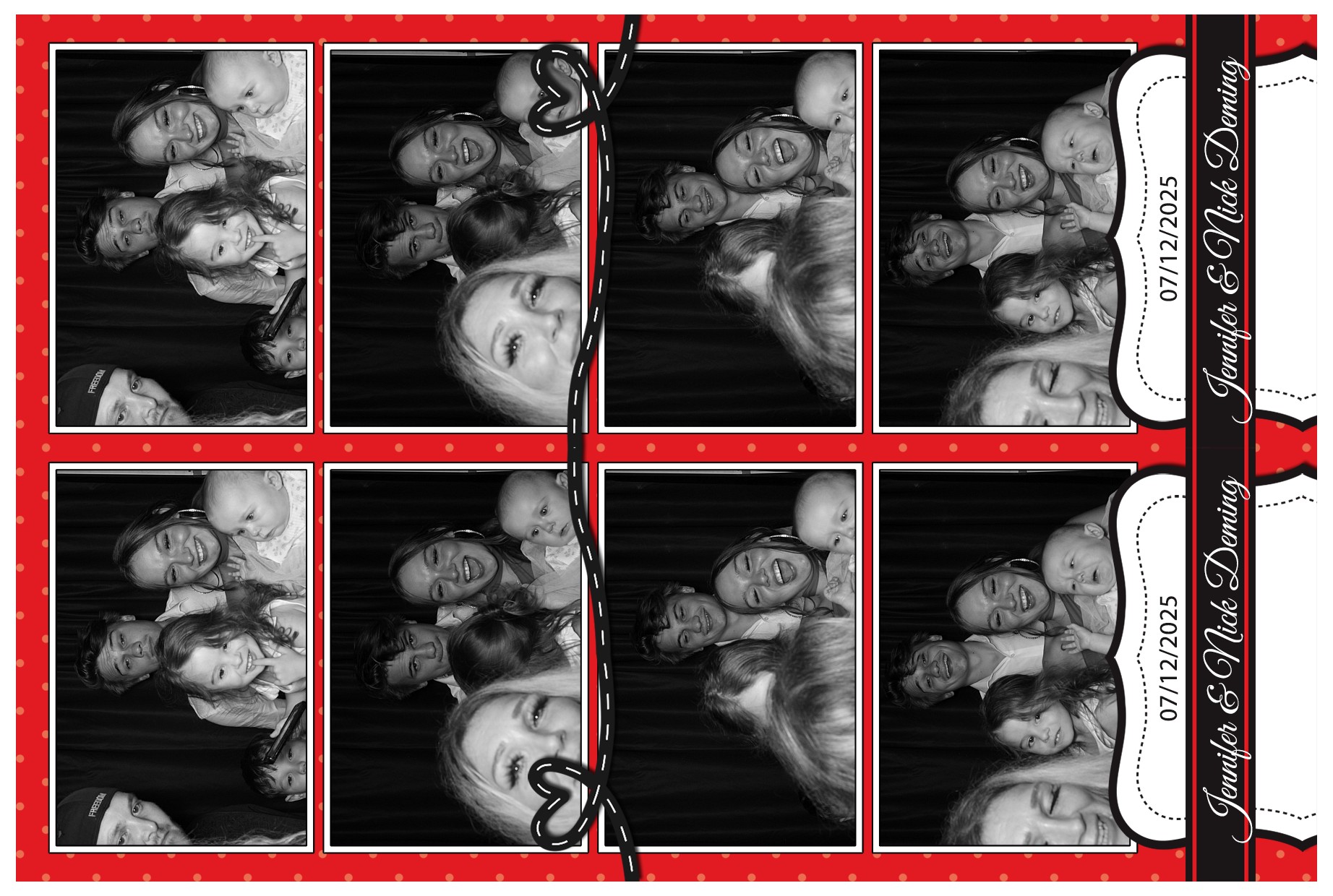Jennifer & Nick | View more photos from the event at gallery.photoboothcincy.com/u/PhotoBoothCincy/Jennifer-Nick