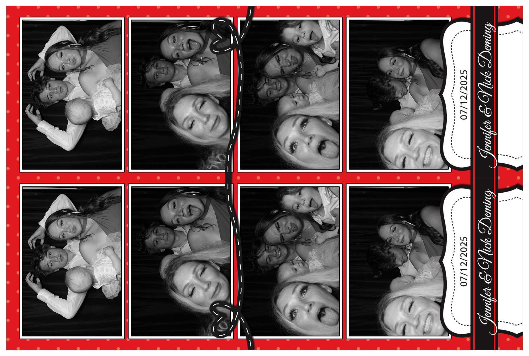 Jennifer & Nick | View more photos from the event at gallery.photoboothcincy.com/u/PhotoBoothCincy/Jennifer-Nick