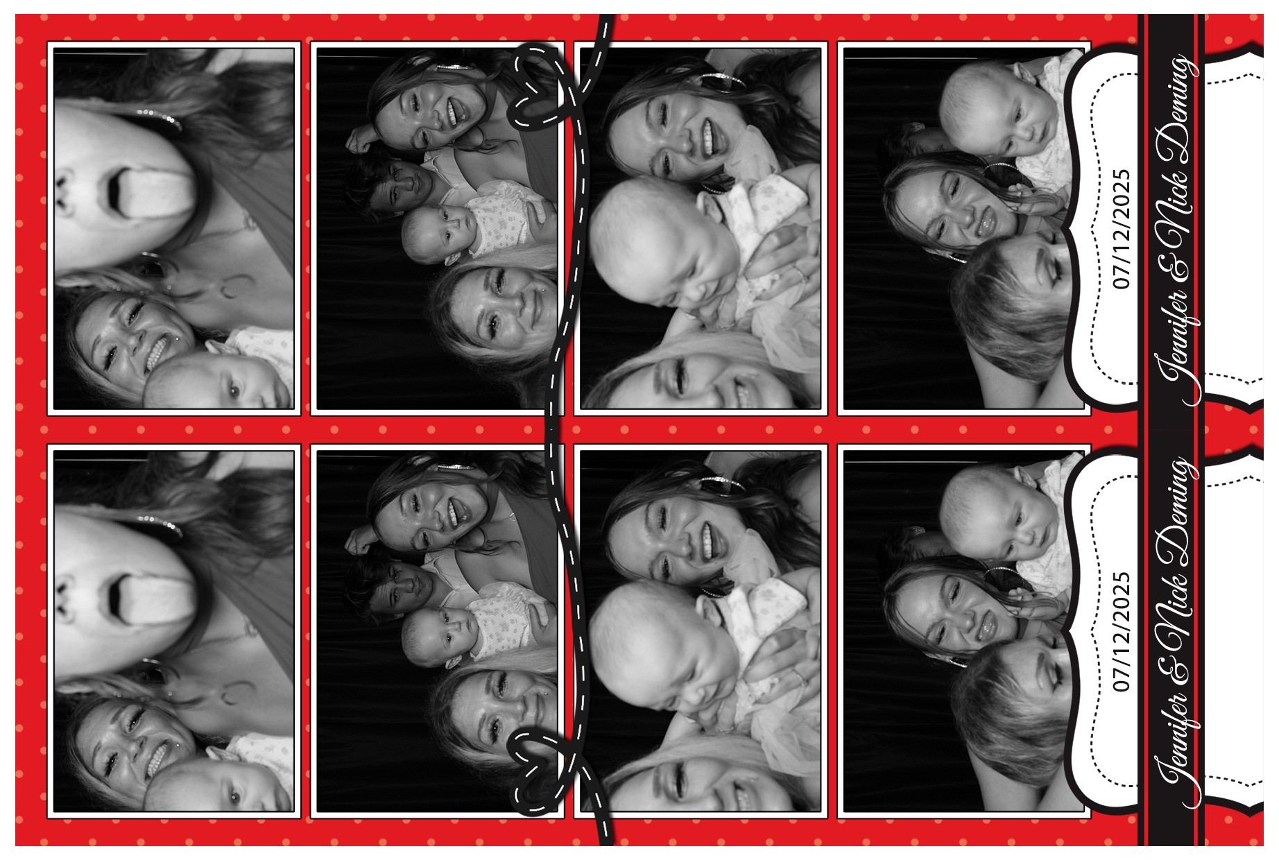 Jennifer & Nick | View more photos from the event at gallery.photoboothcincy.com/u/PhotoBoothCincy/Jennifer-Nick