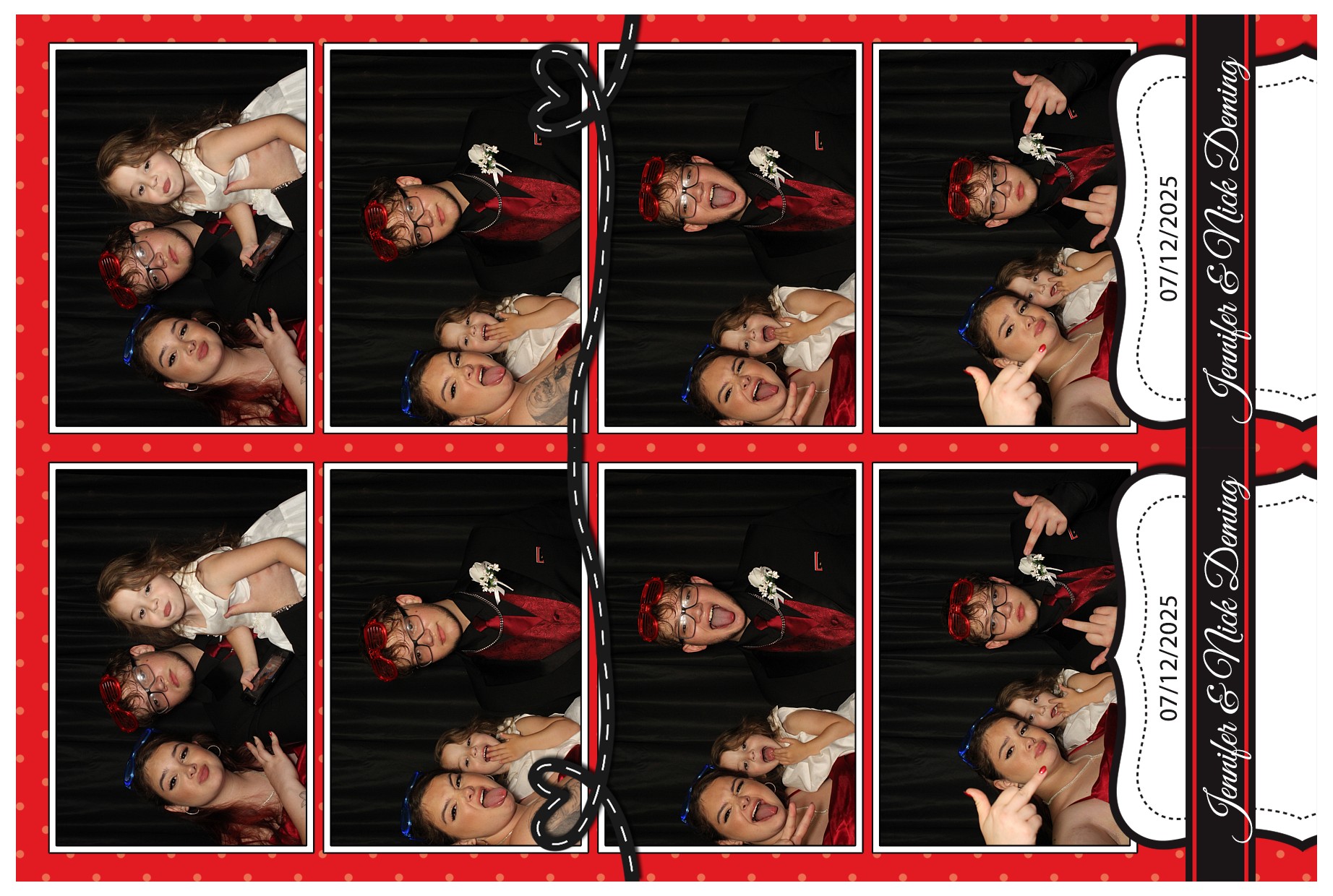 Jennifer & Nick | View more photos from the event at gallery.photoboothcincy.com/u/PhotoBoothCincy/Jennifer-Nick