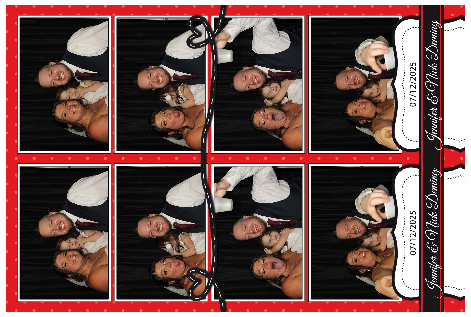 Jennifer & Nick | View more photos from the event at gallery.photoboothcincy.com/u/PhotoBoothCincy/Jennifer-Nick