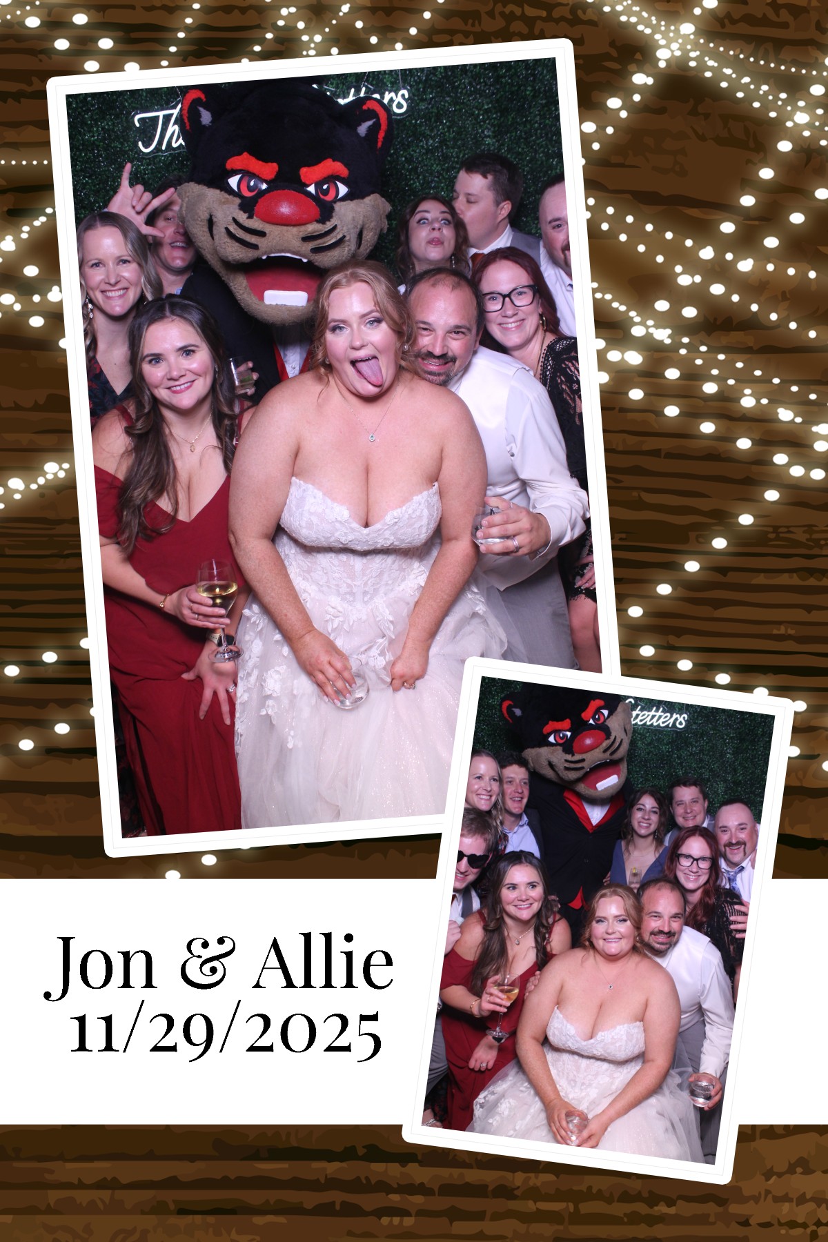 Jon & Allie | View more photos from the event at gallery.photoboothcincy.com/u/PhotoBoothCincy/Jon-Allie