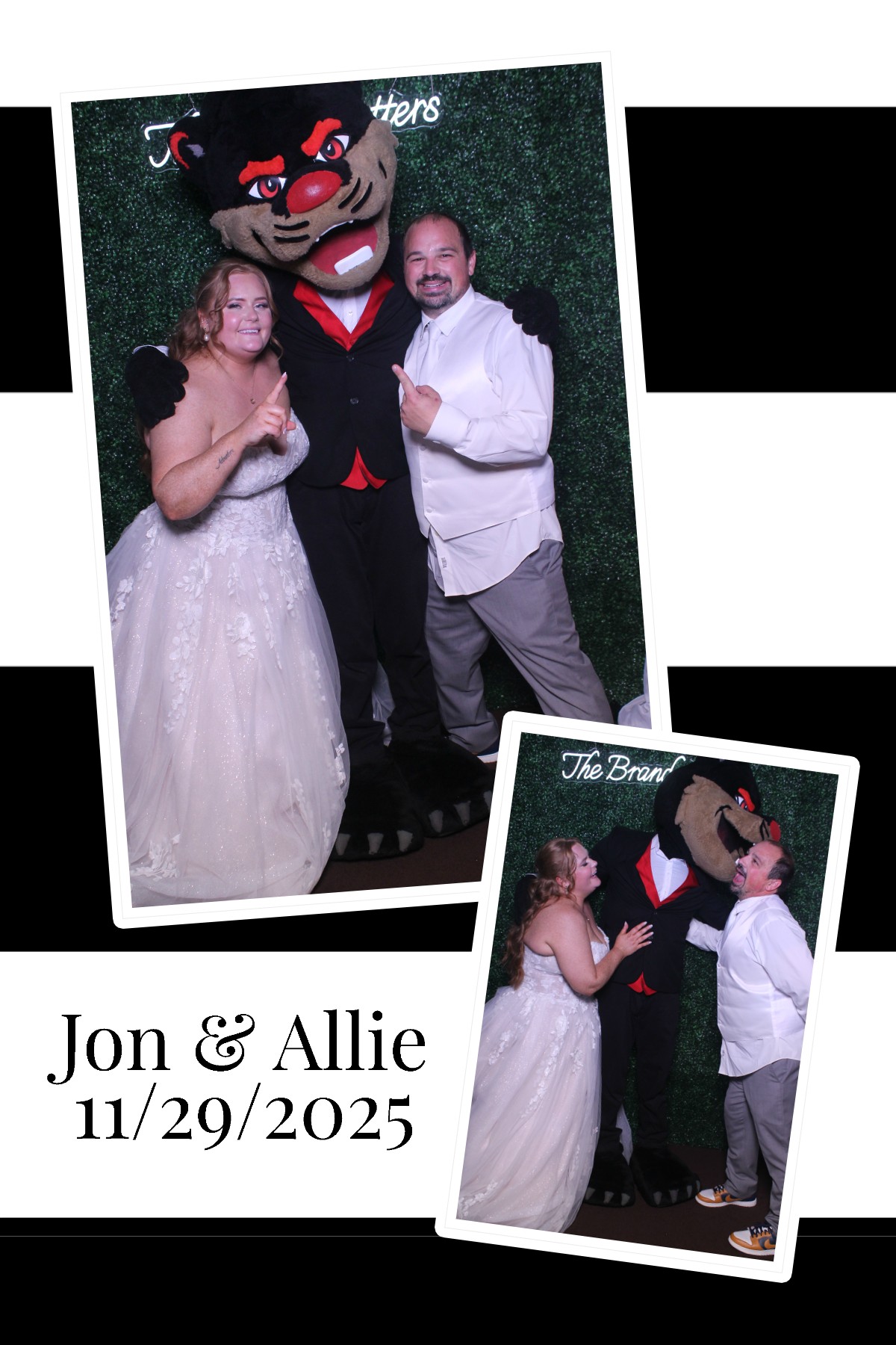 Jon & Allie | View more photos from the event at gallery.photoboothcincy.com/u/PhotoBoothCincy/Jon-Allie